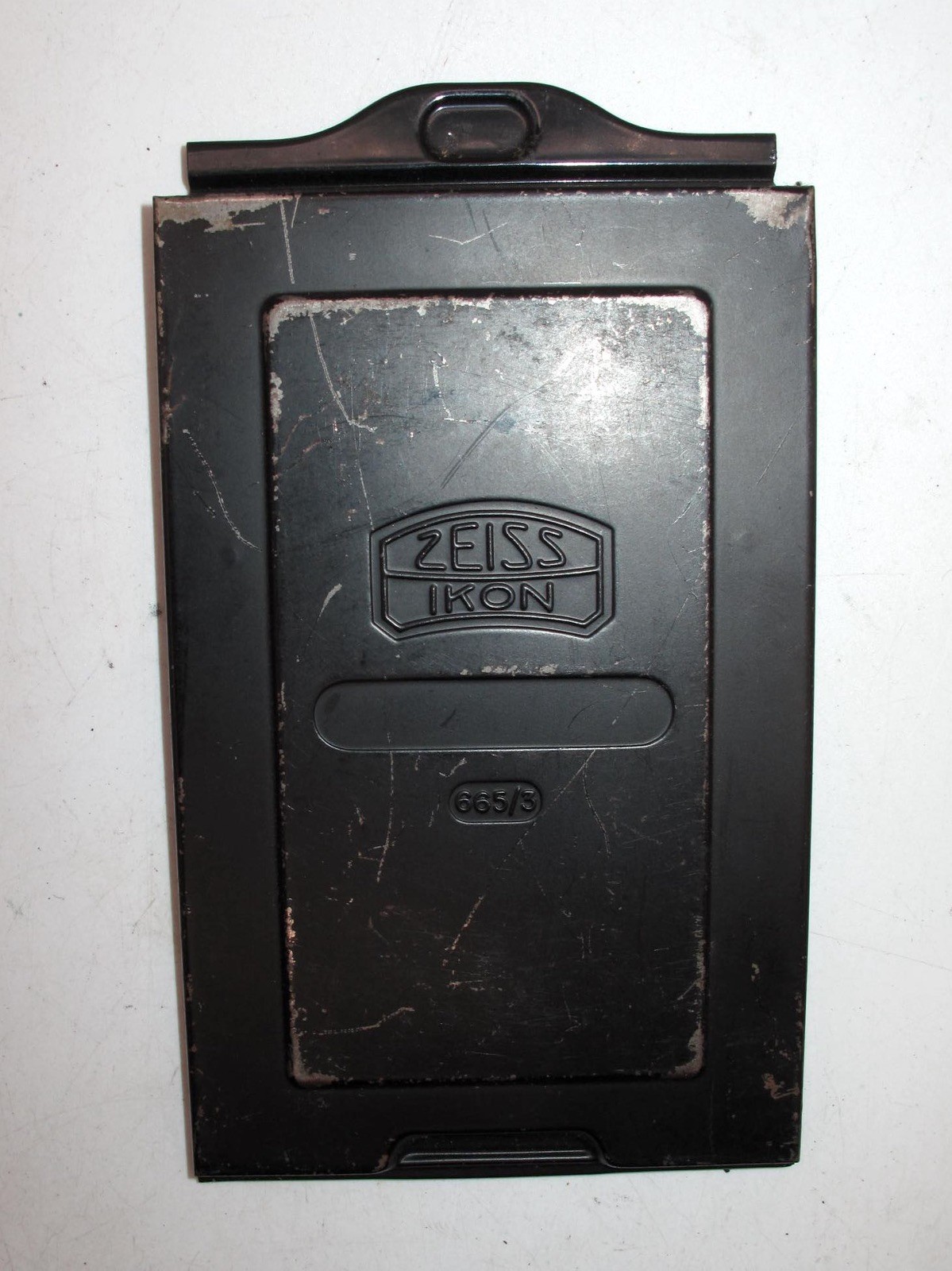 *VINTAGE* ZEISS IKON 665/3 6x9cm METAL FILM HOLDER W/SHEATH-GOOD CONDITION