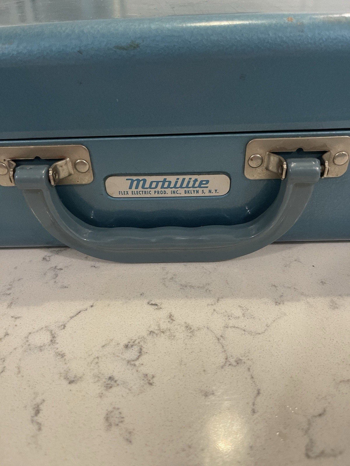 Vintage Mobilite Spot Light 4 Bulb Bar for Photography w/Metal Case