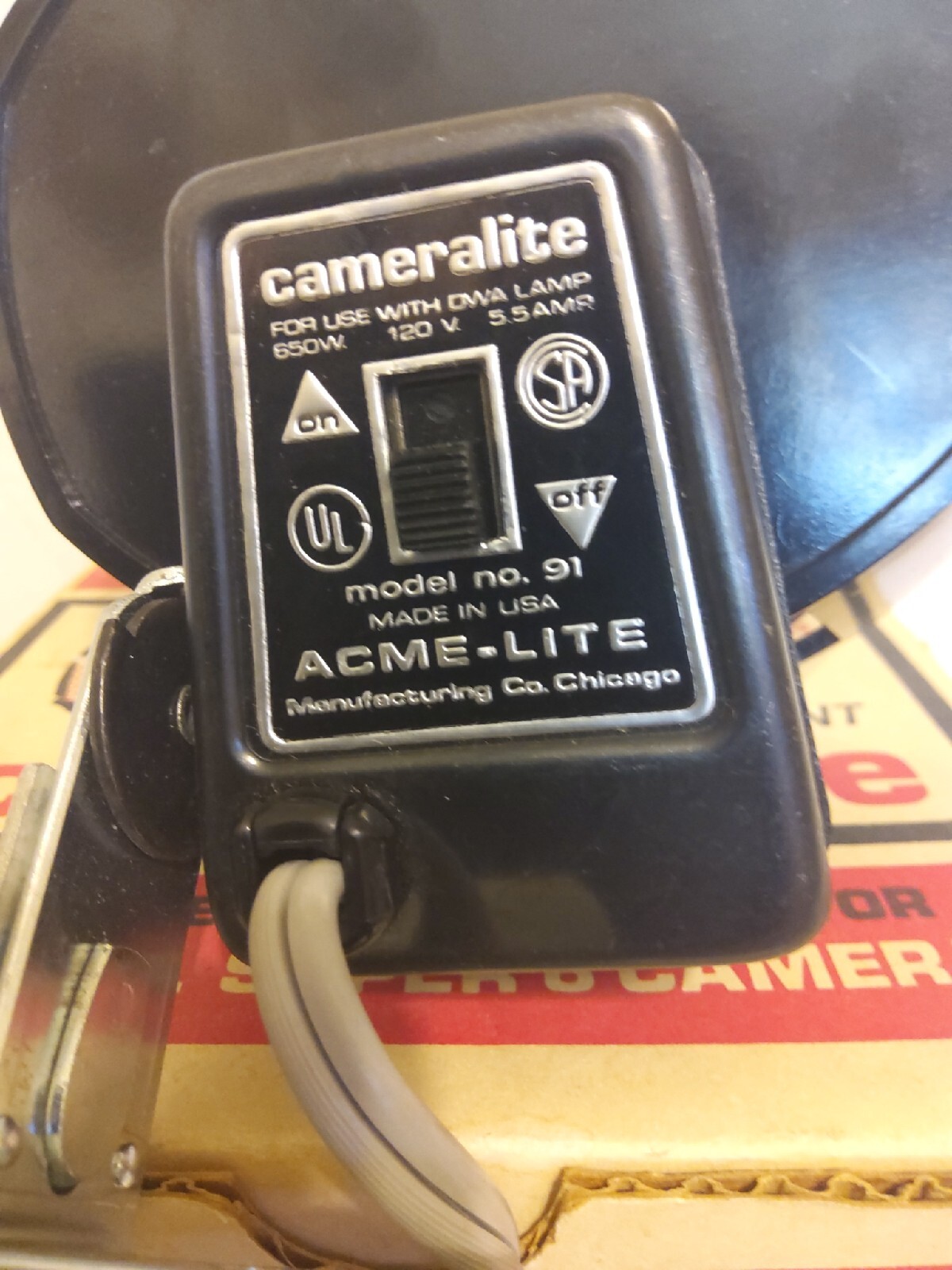 Acme- Lite Top Mount Cameralite For Super 8 Works Tested