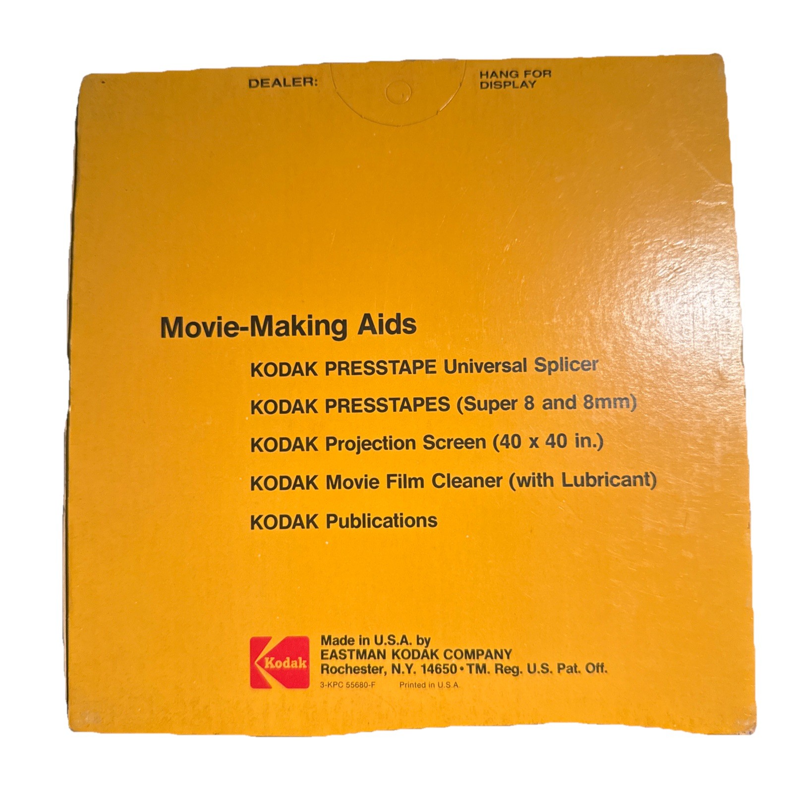 Kodak 884 Super 8 & 8mm Movie Reel, 400ft, Empty Reel w/ Box New