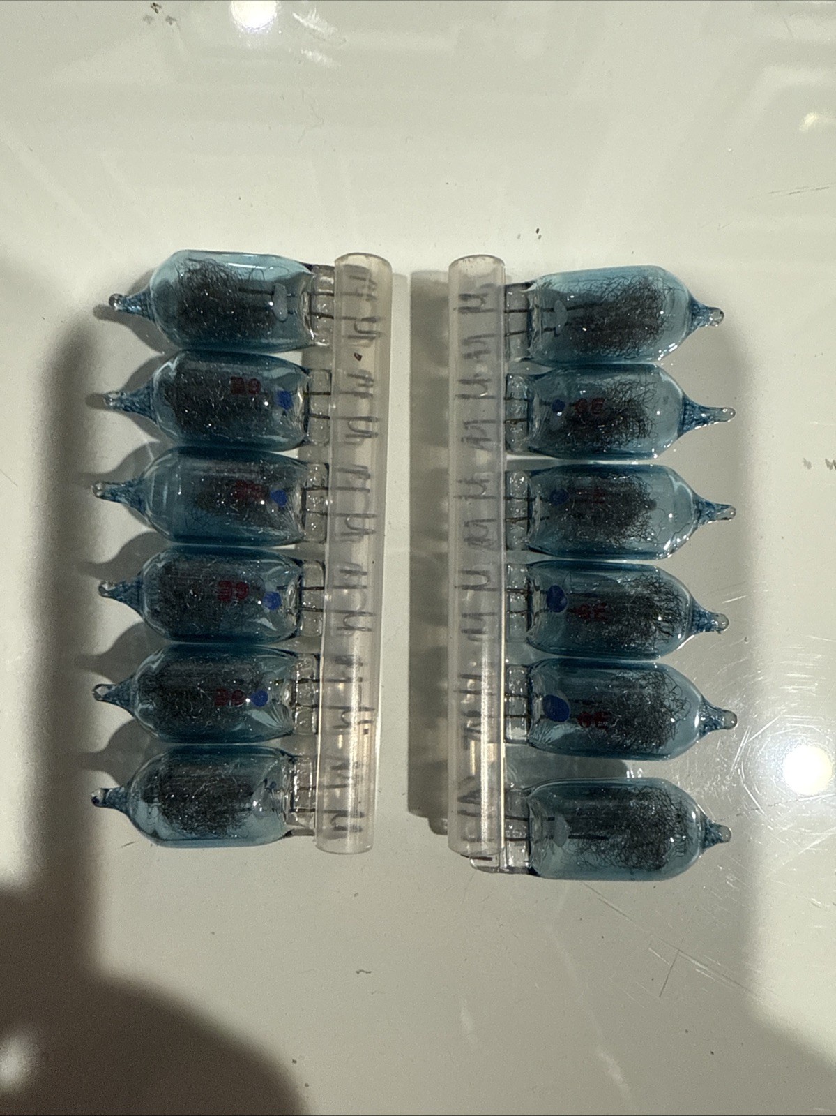 GE Flashbulbs AG-1B 12 Pack Made In USA Photography Blue NOS analog flash