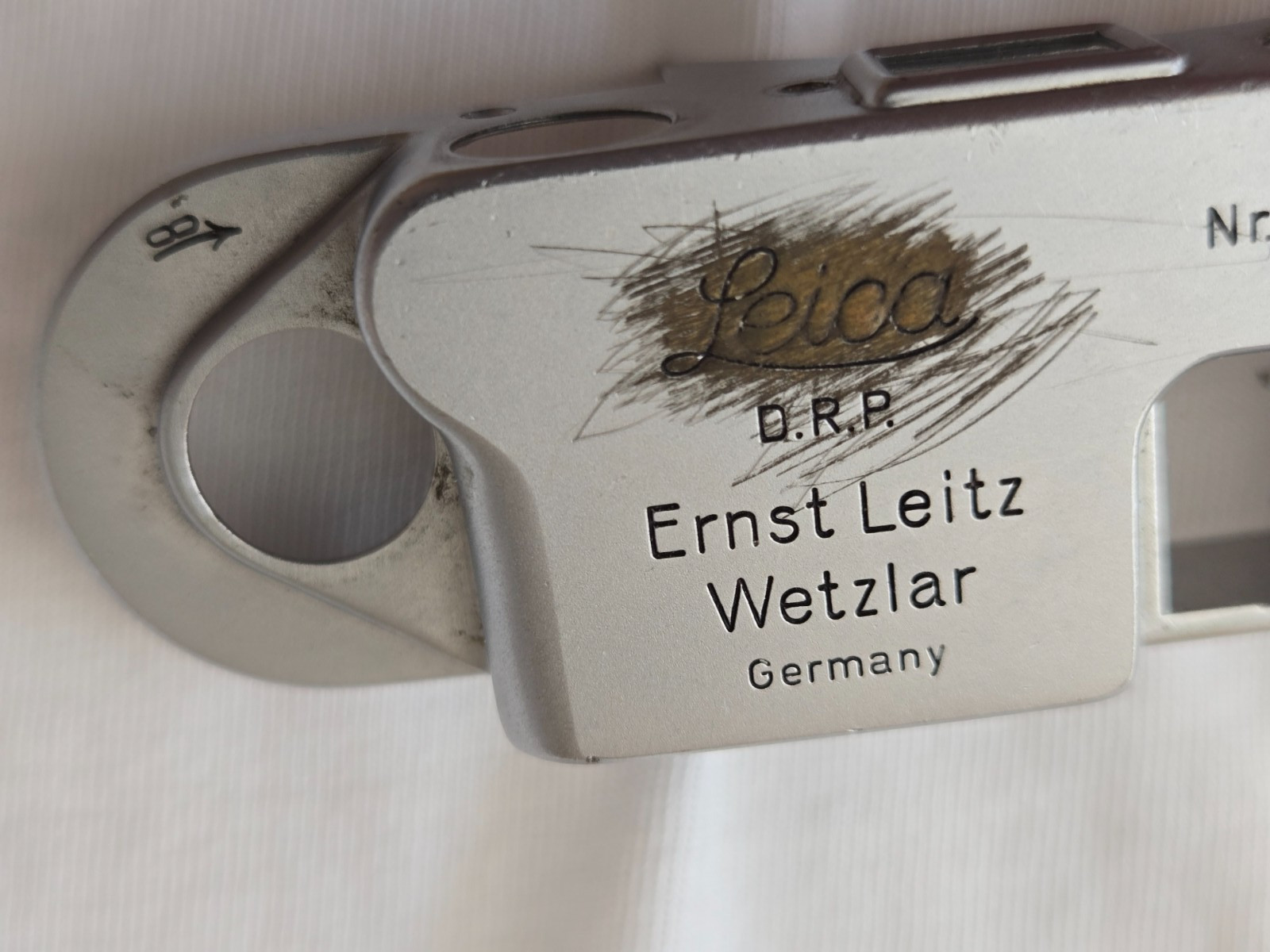 Original OEM Parts Leitz Leica IIIc/IIIf Top Plate 3F/3C IIIC/IIIF (S#: 569xxx)
