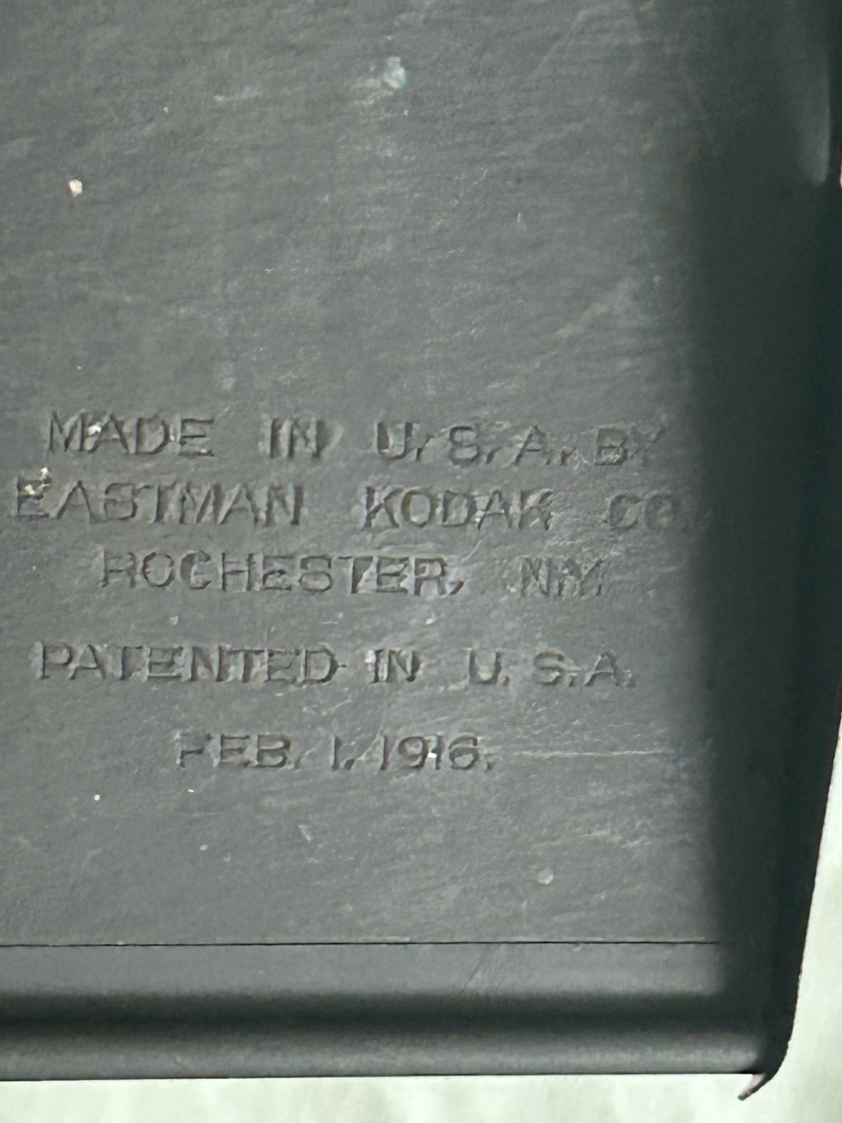 Eastman Kodak Vintage Film Holder Leatherette Cover 1880-1930 Anniversary