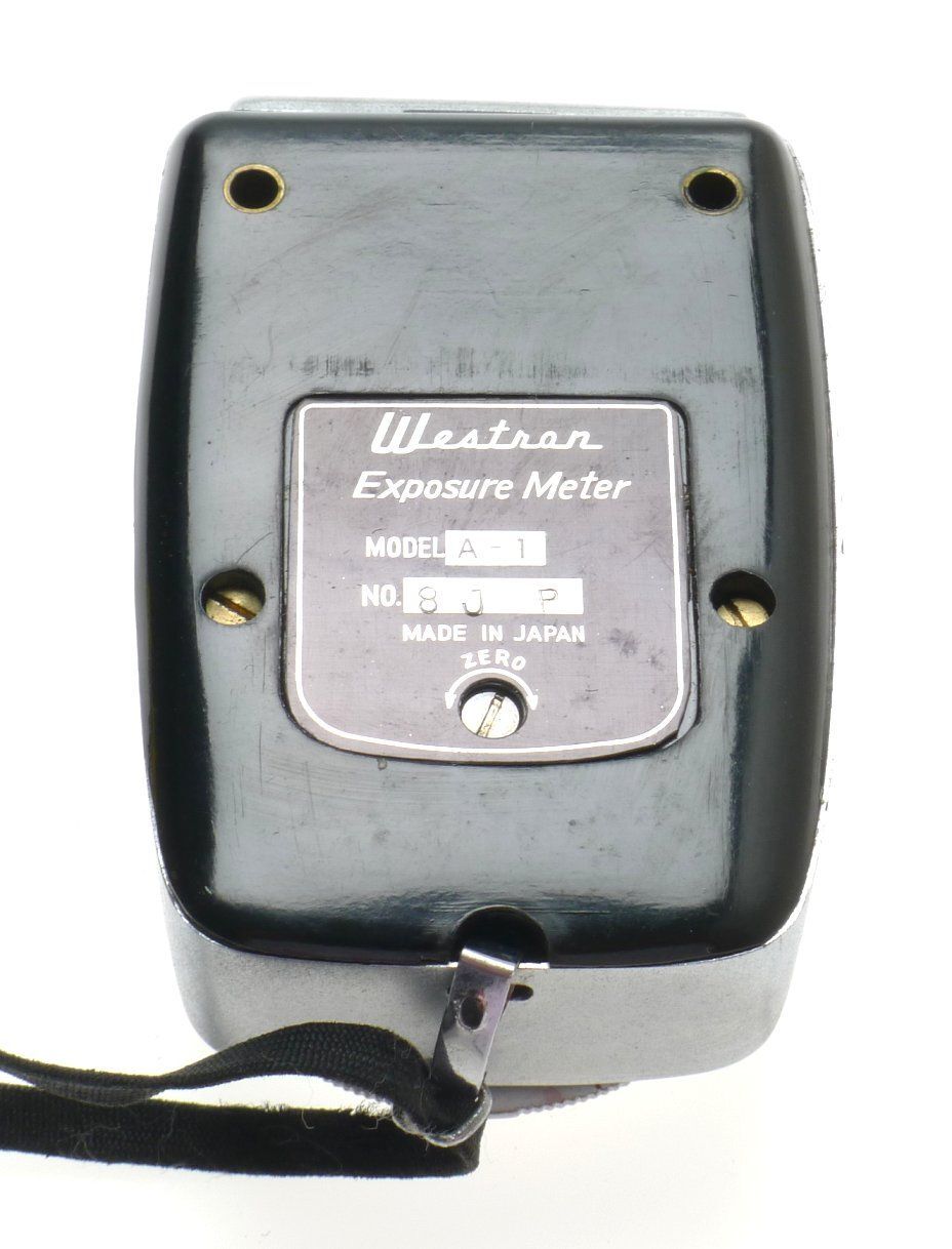 Westran light exposure meter model a-1 for polaroid original pouch box vintage