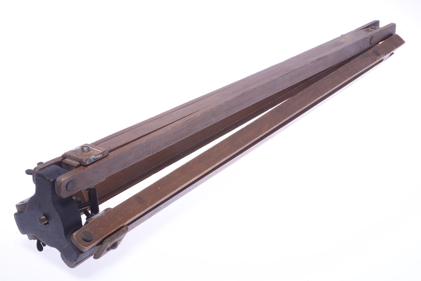 ✅ ANTIQUE WOOD TRIPOD 132CM 51.96″ GLASS PLATE LARGE FORMAT FIELD VIEW CAMERA