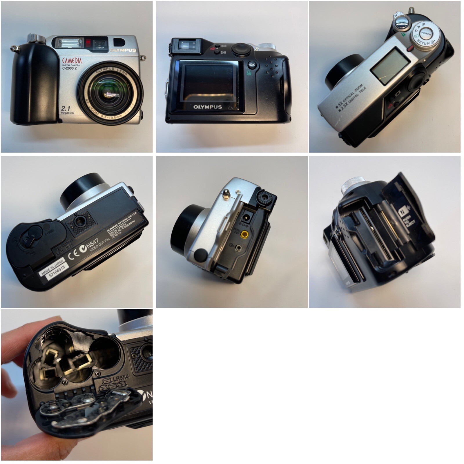 Various Vintage Camera Lot (6) *READ* Kodak Tomyko Olympus Ansco Vivitar