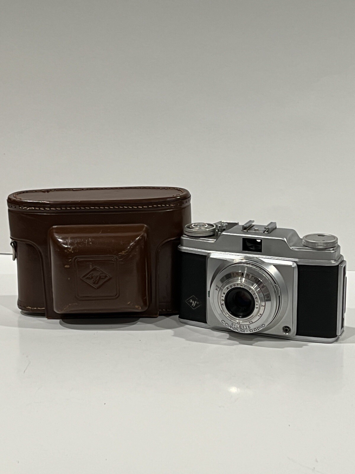 AGFA SILETTE CAMERA W/ APOTAR 45mm f/3.5 LENS + COMPUR RAPID SHUTTER – WORKING