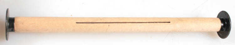 E.K. CO WOODEN TAKE UP SPOOL 7 5/16 INCHES LONG