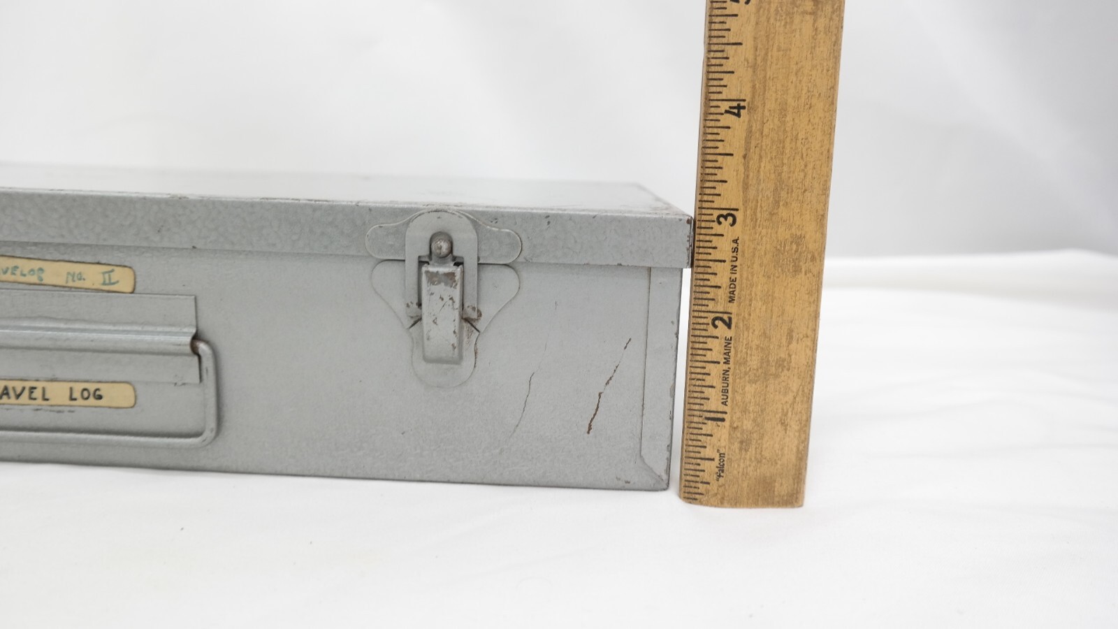 Vintage Metal 35mm Photo Slide Storage Case 13″ x 7.5″ TF