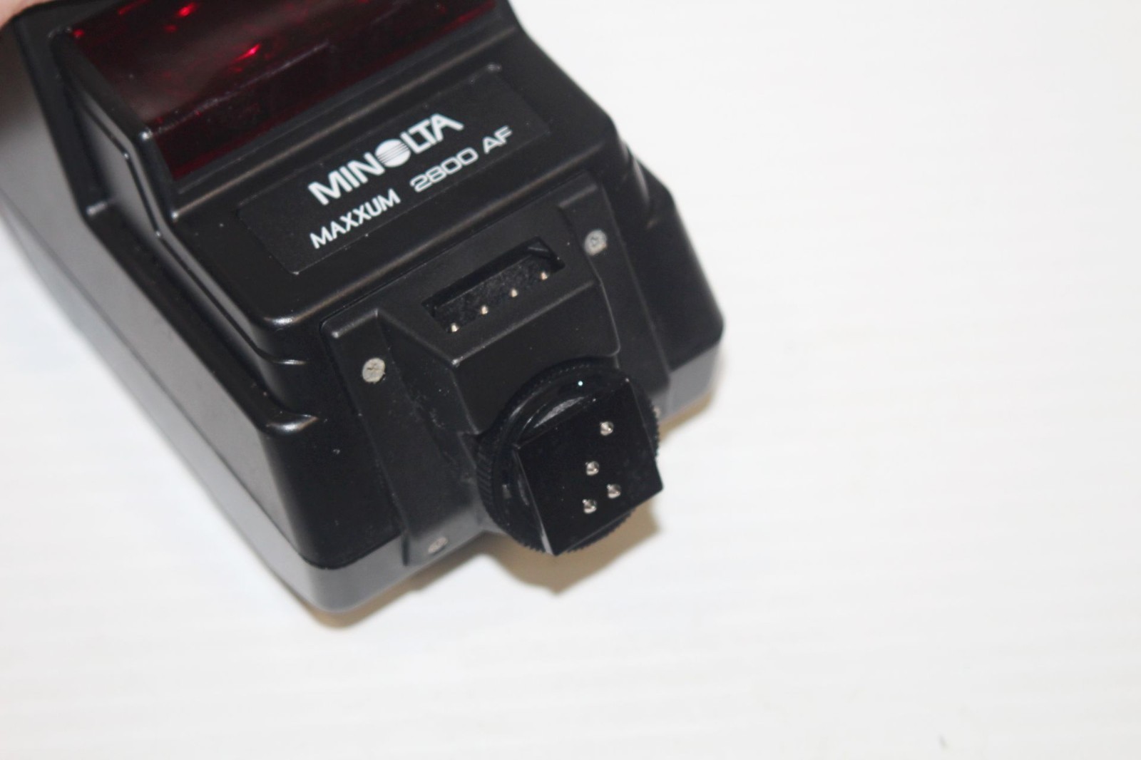 AS IS Parts, Repair – Vintage Maxxum 2800 AF Minolta Camera Flash – Shoe Mount