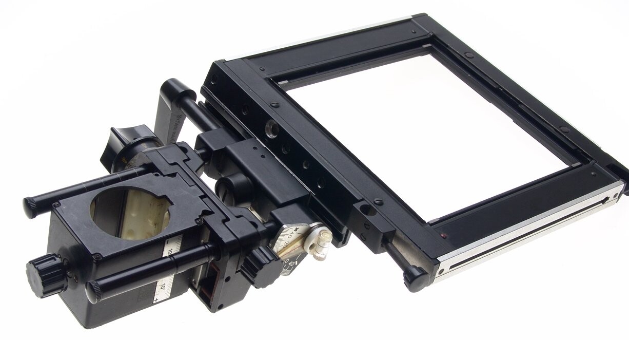 SINAR F FOCUSSING REAR STANDARD MONORAIL LARGE FORMAT CAMERA 4×5 BLACK ACCESSORY