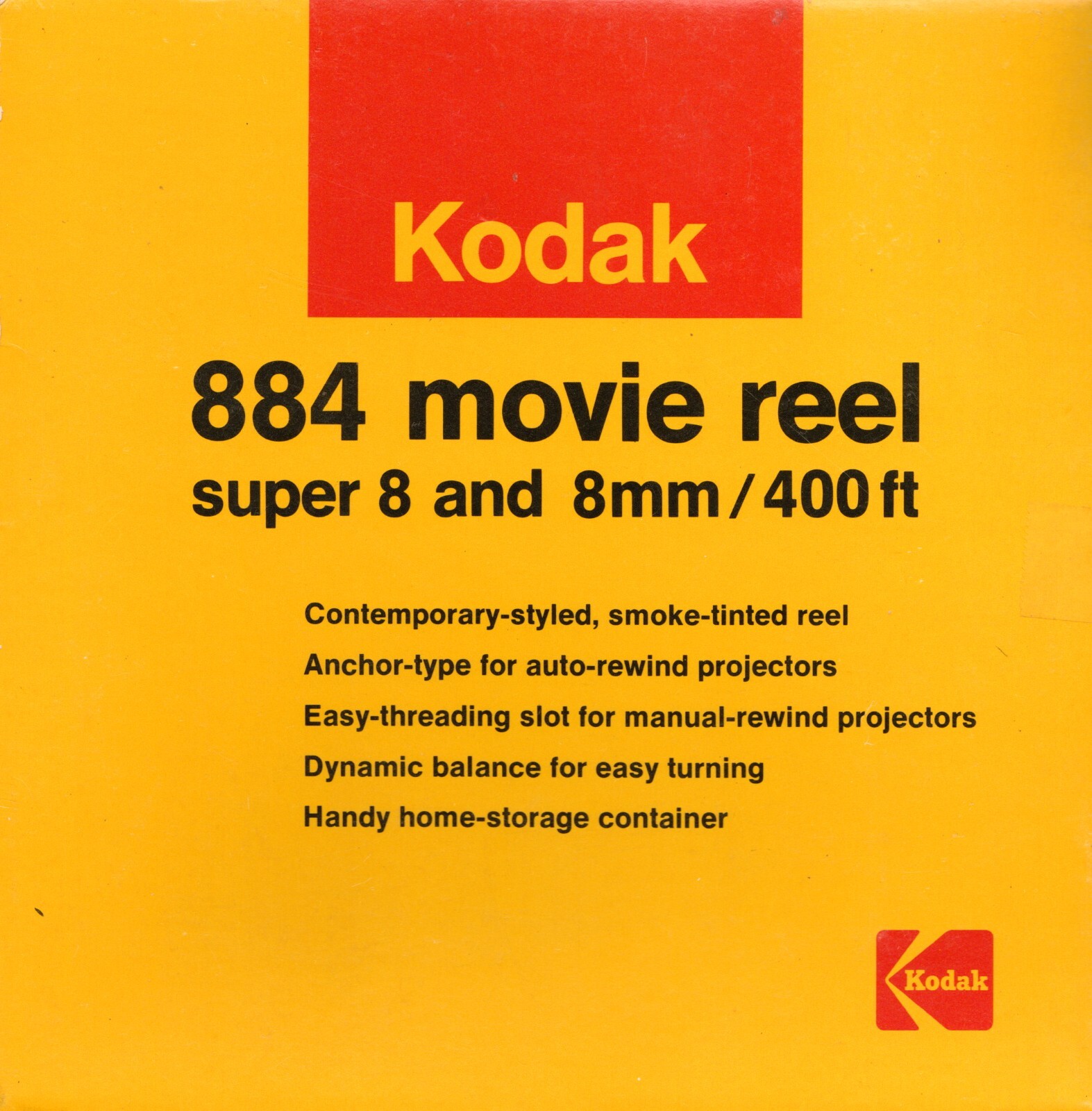 Kodak 884 Dual 8mm 400ft Movie Reel