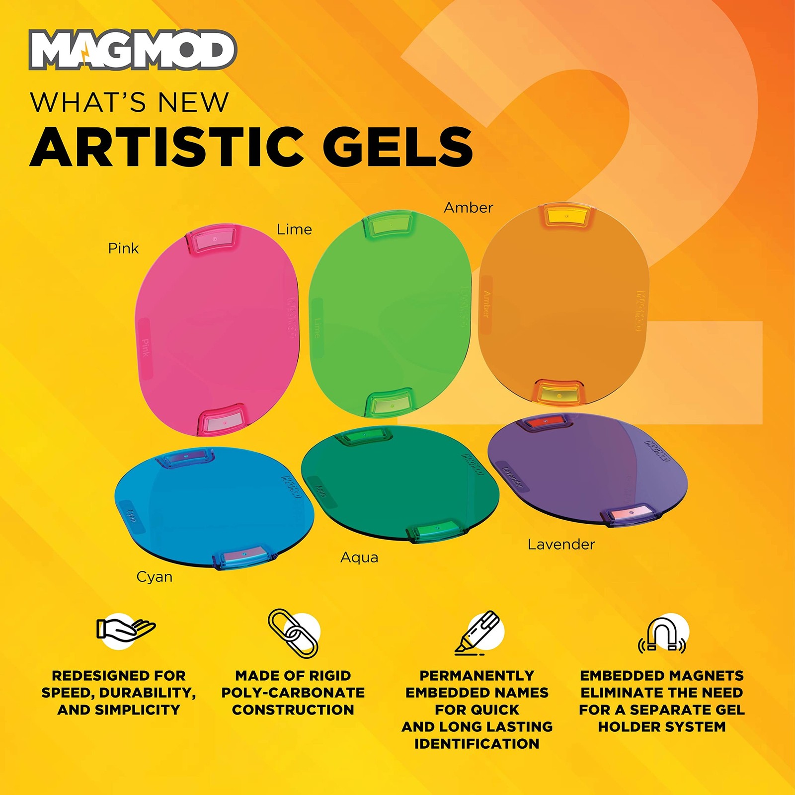 MagMod 2 Series Pro Artistic Gels
