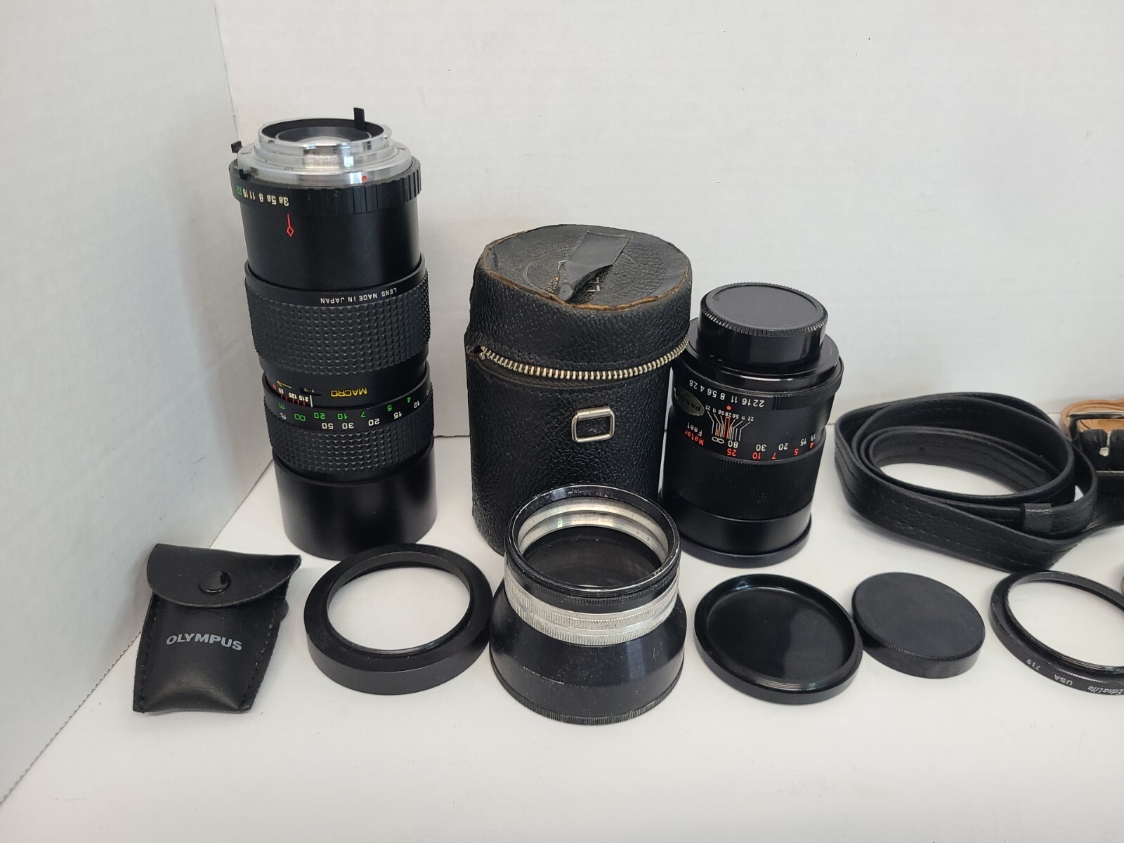 Vintage Camera Accessories Lot Of 18 Vivitar Macro Bushnell Etc..