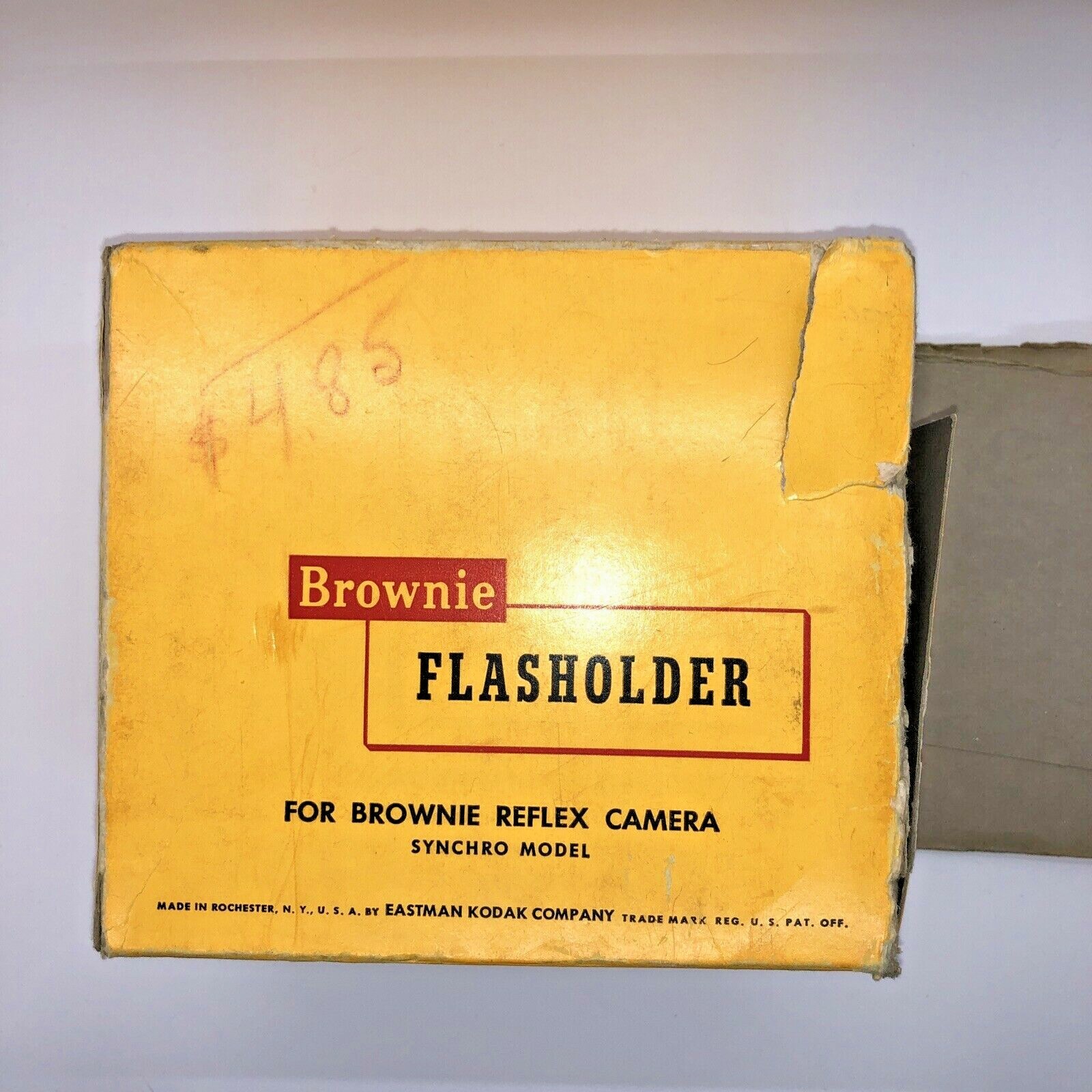 Vintage Brownie Flasholder for Brownie Reflex Synchro Model Camera in Box