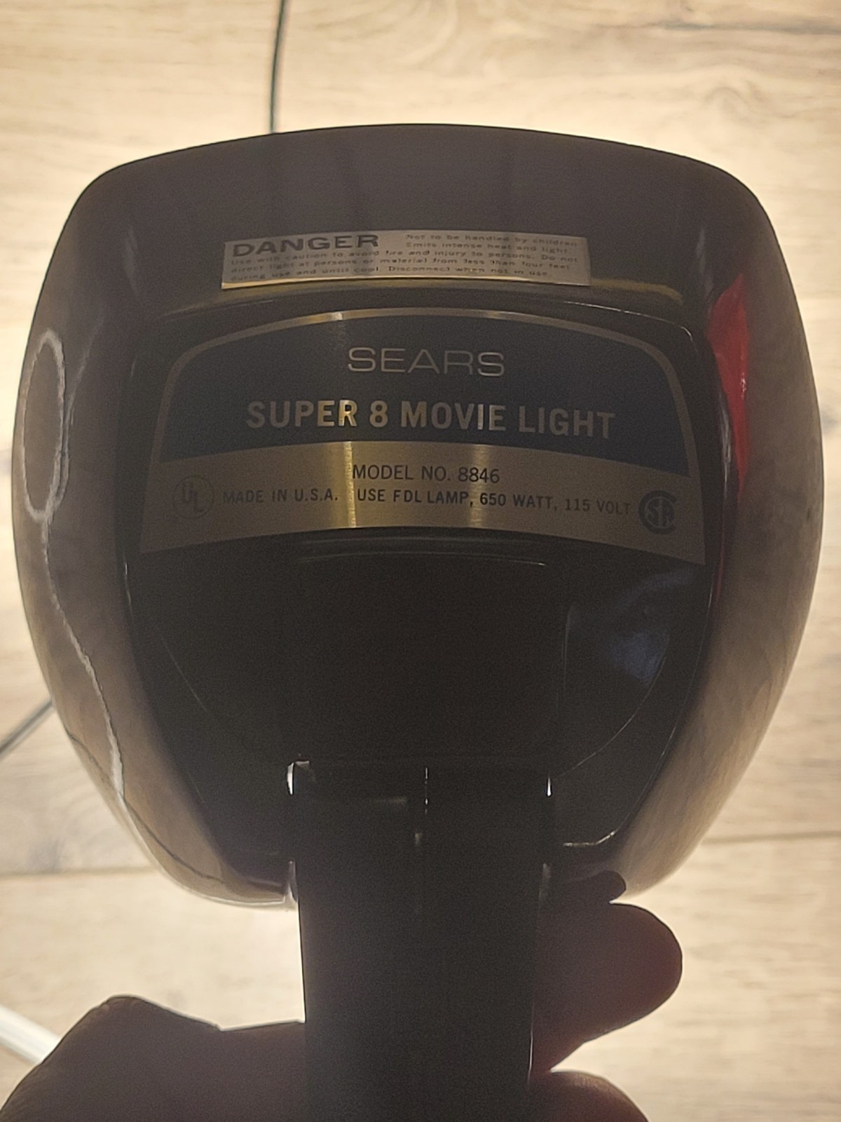 Sears Super 8 Sealed Beam Movie Headlight With Extension