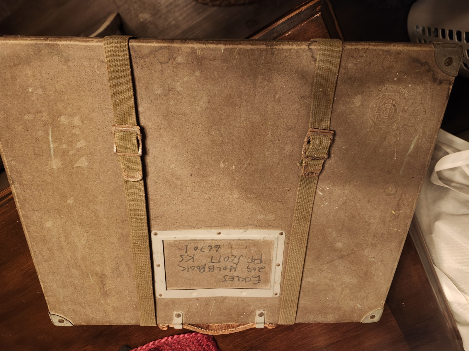 Goldberg Bros. Film Shipping Case w/Straps 16 1/2×20 1/2