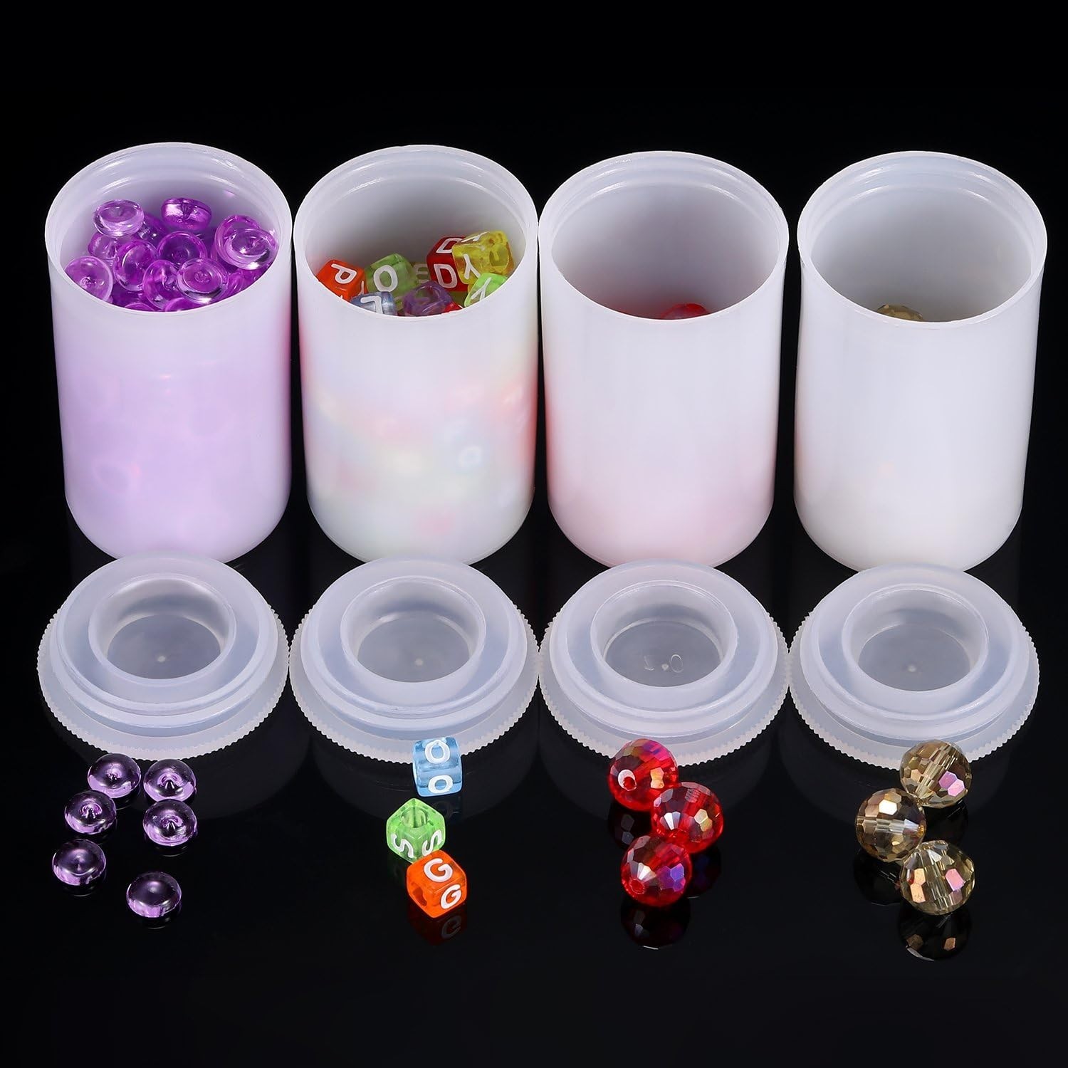 30 Pieces Plastic Film Canister Holder, 35 mm Empty Camera Reel Containers, S…