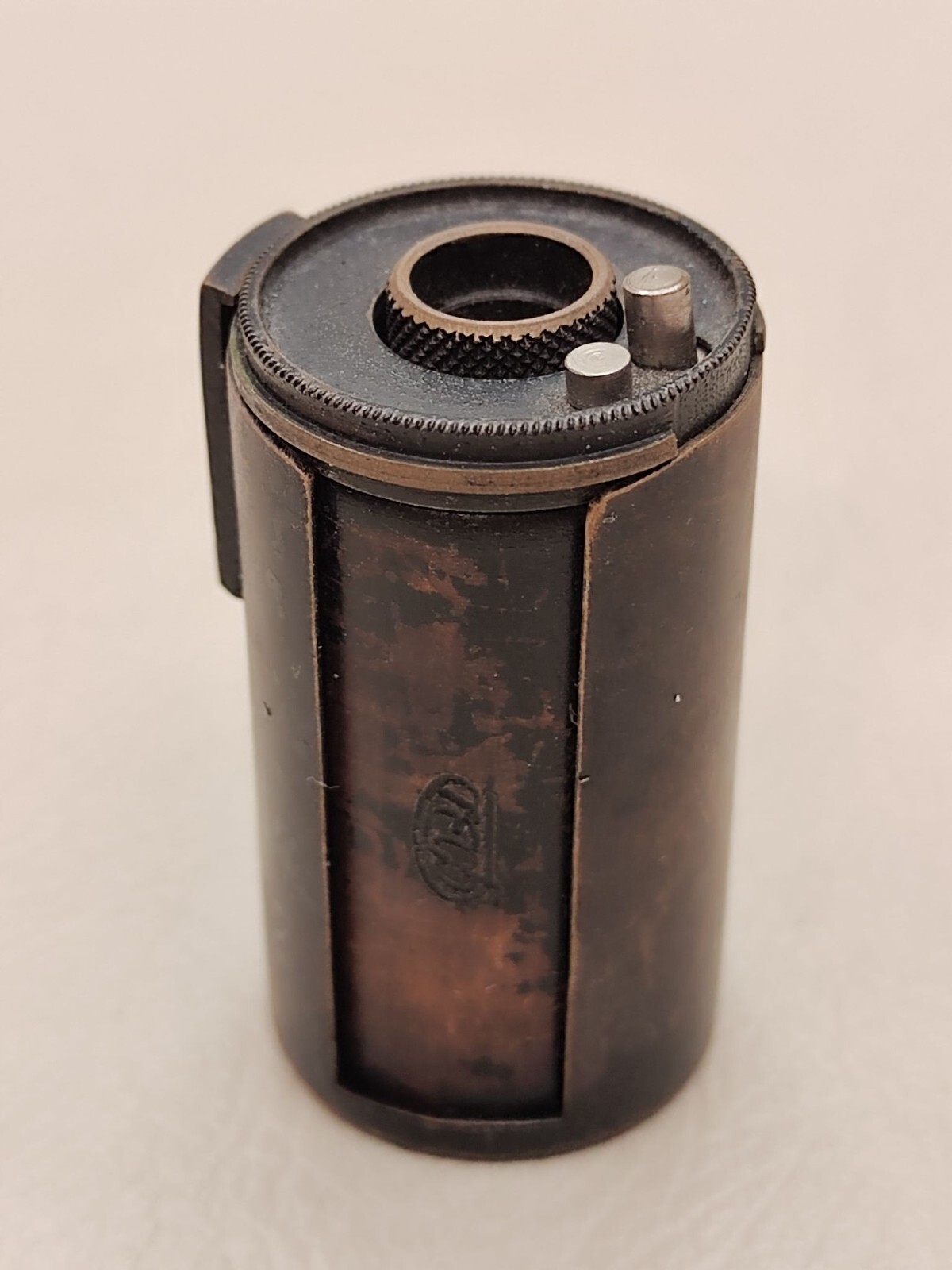 Reloadable cassette for 35 mm film brass for Fed cameras USSR