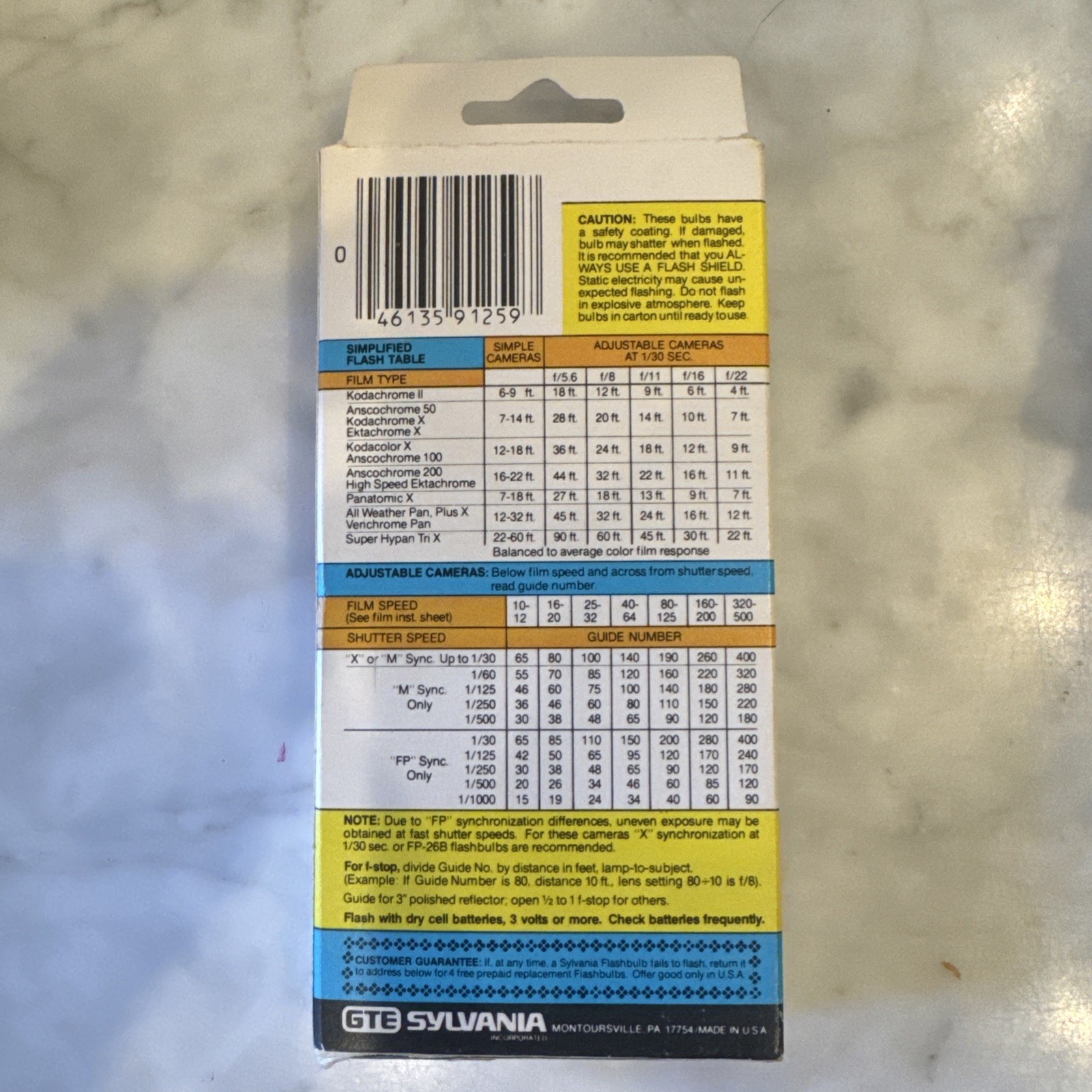 Sylvania blue dot flashbulbs M3B 12 blue bulbs