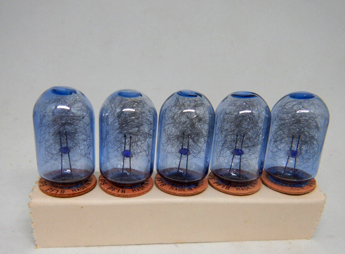 Vintage Philips Photoflux PF1B Light Bulb AC9 Pack Of 5 Camera Flash New Unused