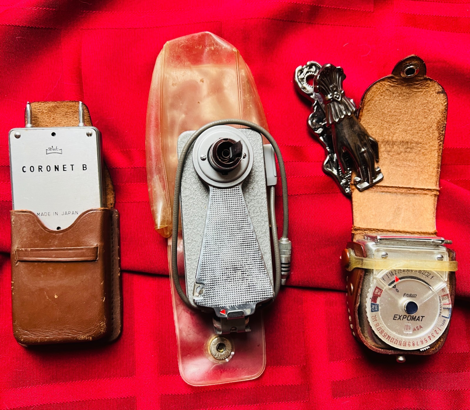 Vintage Light Meter Lot Etalon Expomat Walz Coronet B Escot Flash Tester