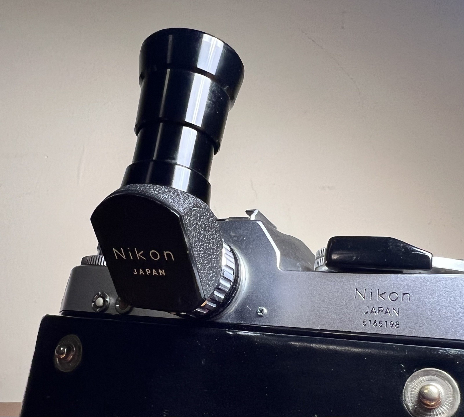 Vintage Nikon nikkormat right angle viewing attachment (Black) made in Japan