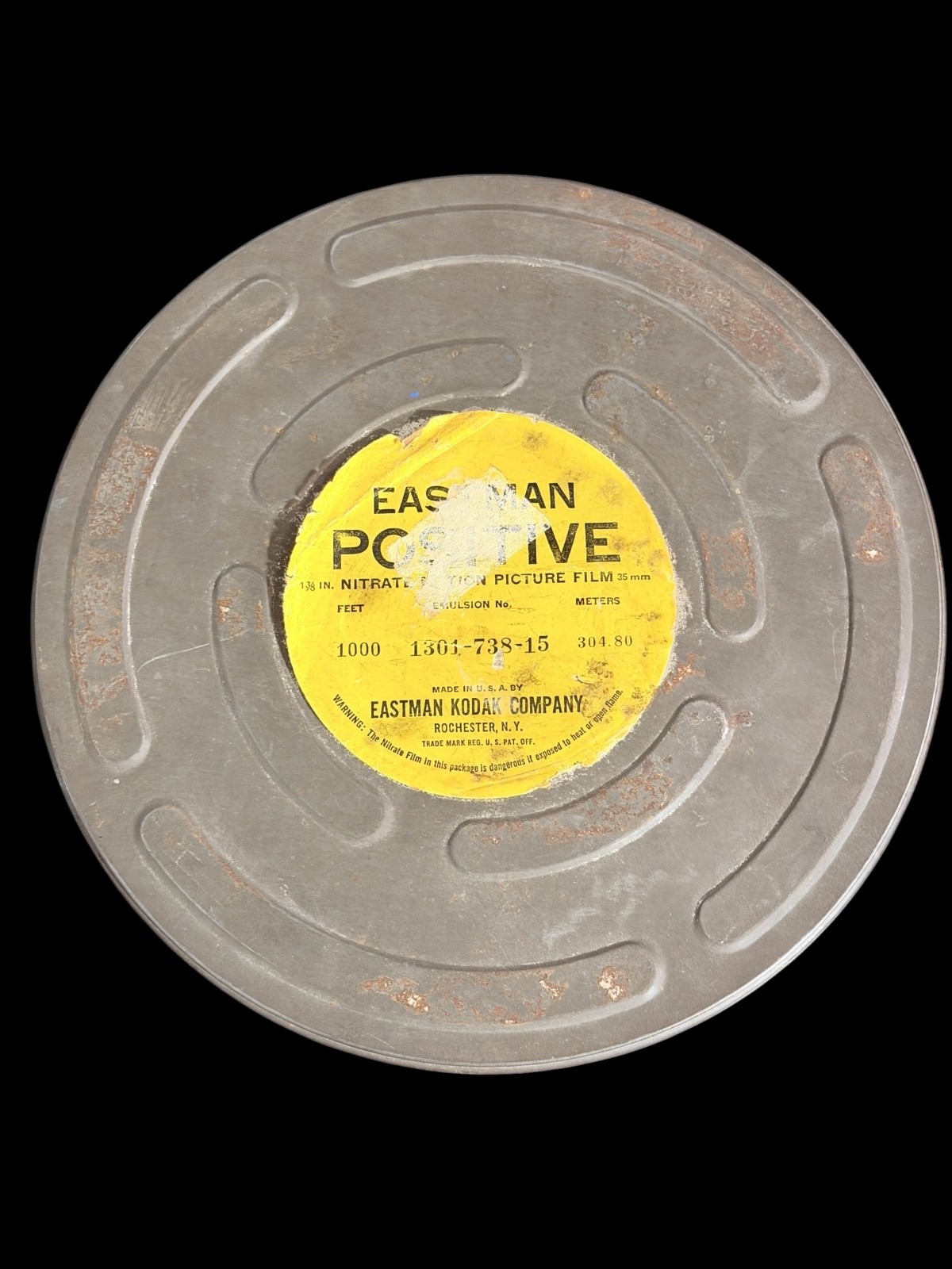 Vintage Eastman Kodak Company EMPTY Metal Reel Canister 35mm 1930s-1950’s