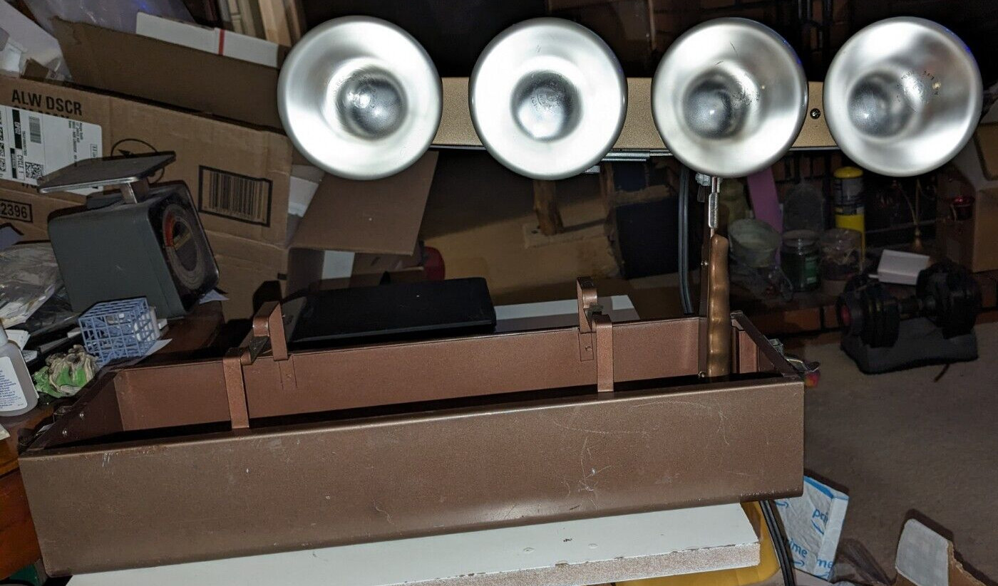 Vintage Art Deco Movie Light Bar Photography CKC 150 Chicago Kitchenware Metal