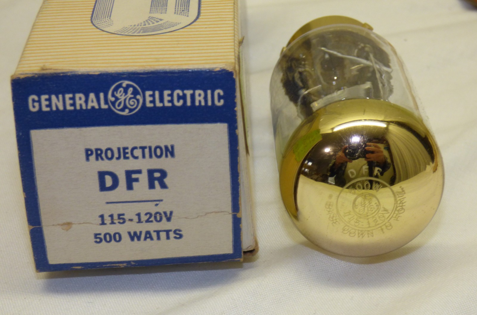 GE DFR Precision Film Projector Light Bulb 500W 115-120V Vintage Projection NOS
