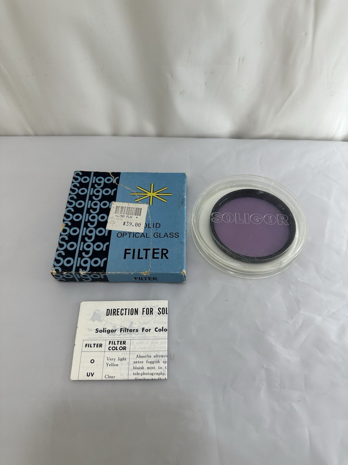 Lot of Vintage Camera Filters 3 – Soligor, Vivitar, Bower Ring Adapter
