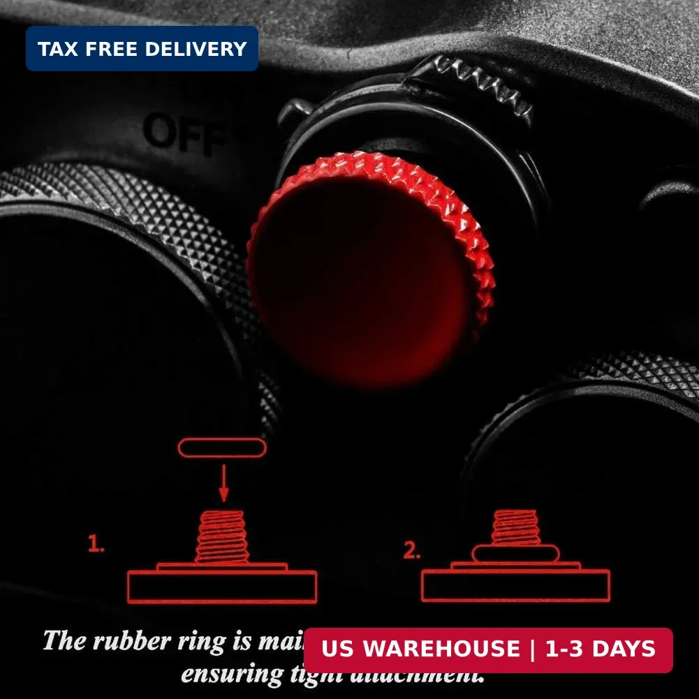 Camera Shutter Button (2 Pack/Red) Upscale and Delicate Soft Shutter Release But