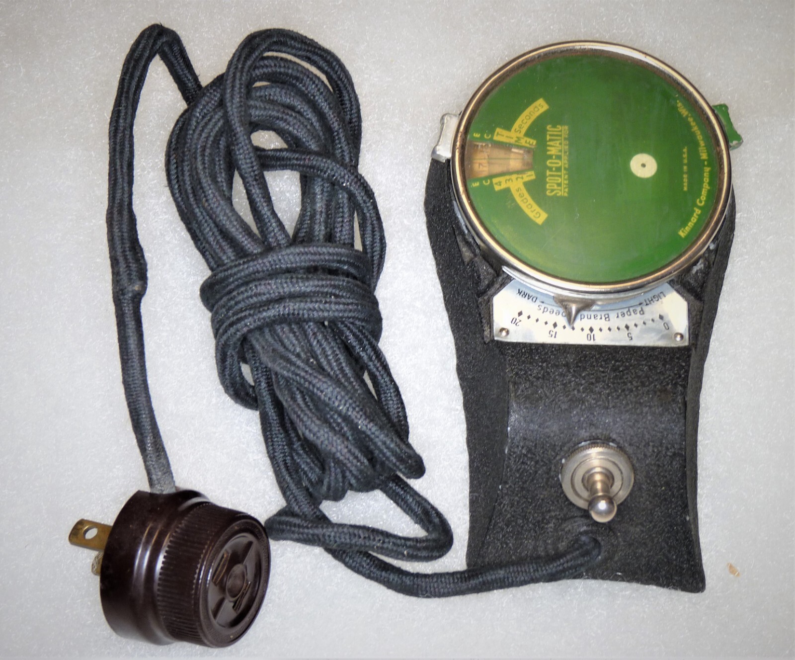Vintage Kinnard Spot-O-Matic Enlarging Meter