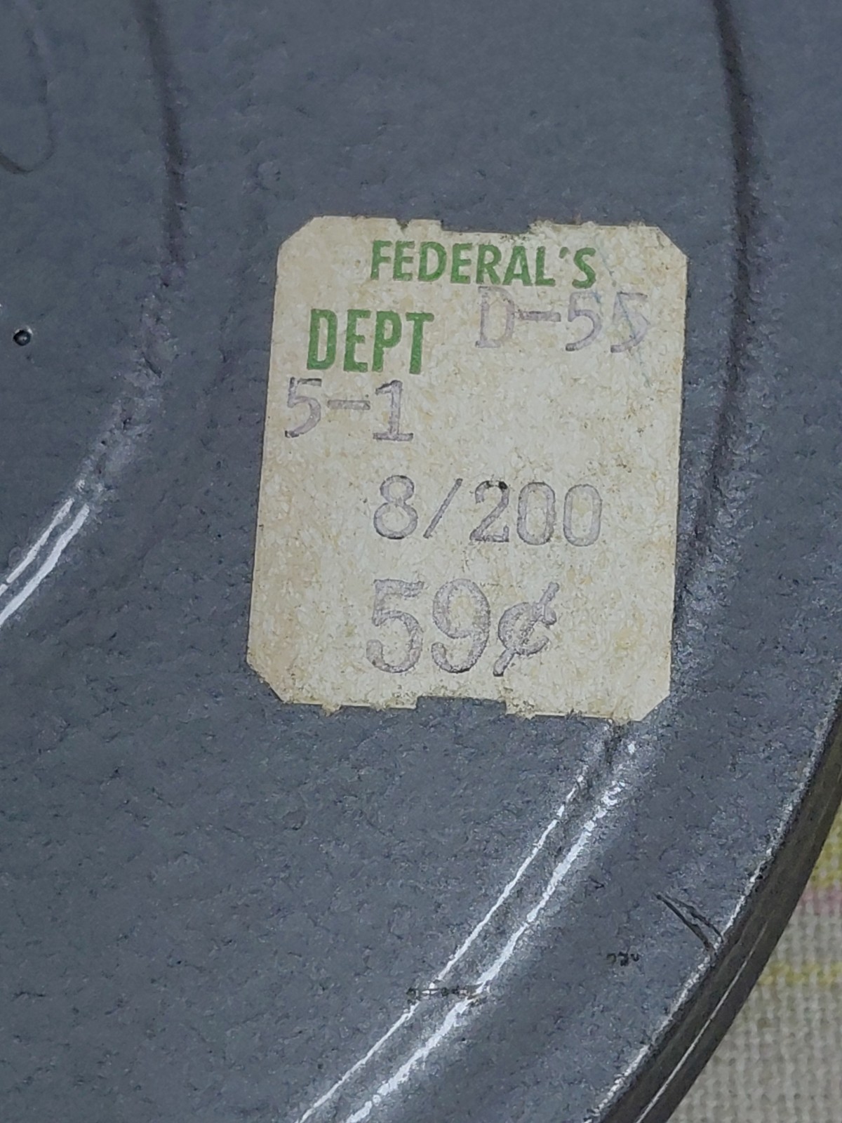 Vintage Compco Film Canister Movie Metal 5″ 8MM Reel 200ft Home Movies