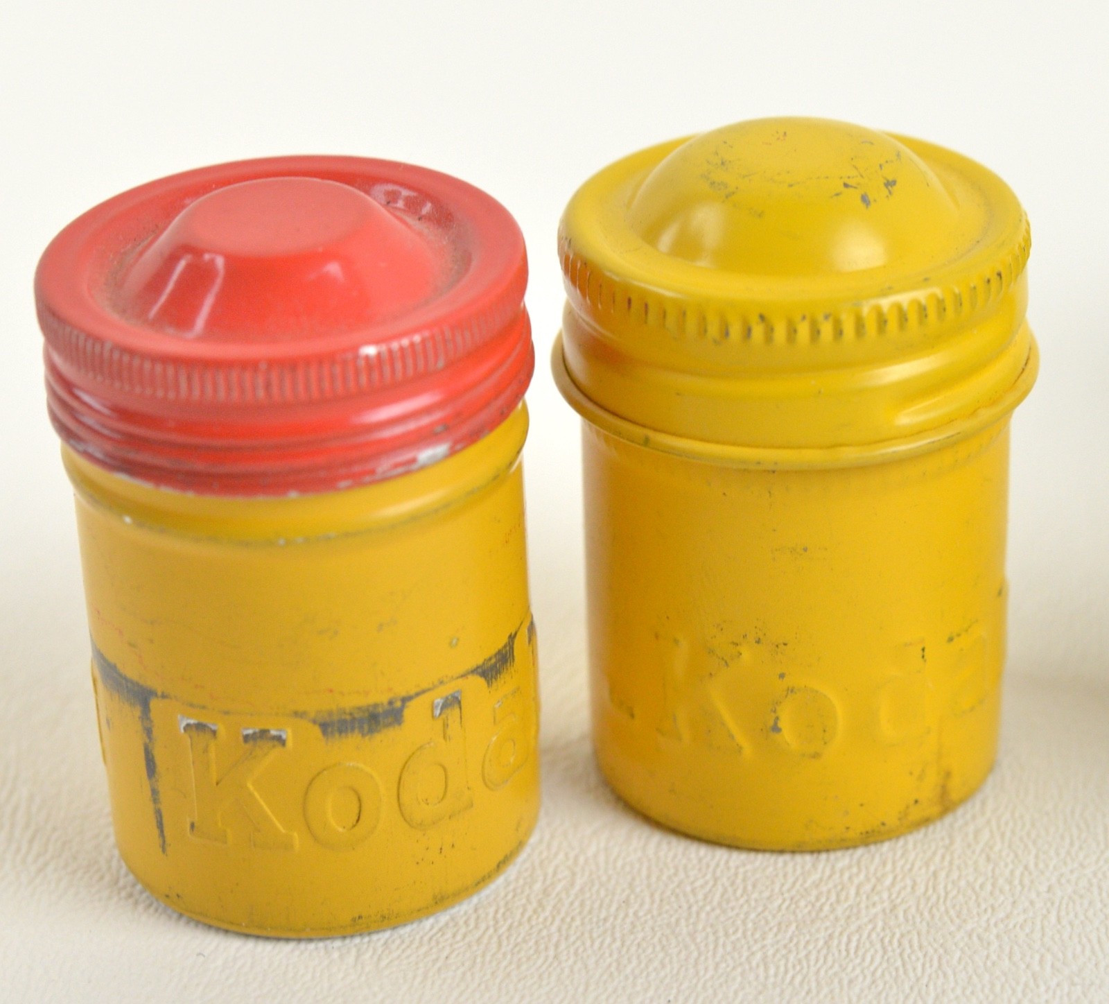 8) Kodak metal 35mm film canisters