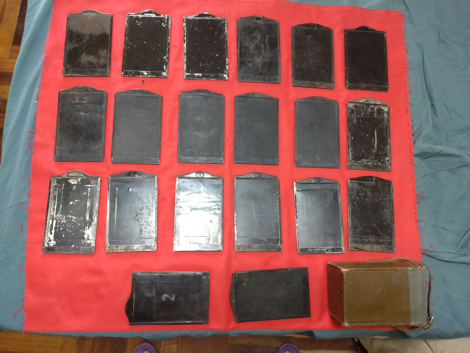 cassettes for cameras (26 pcs) + box