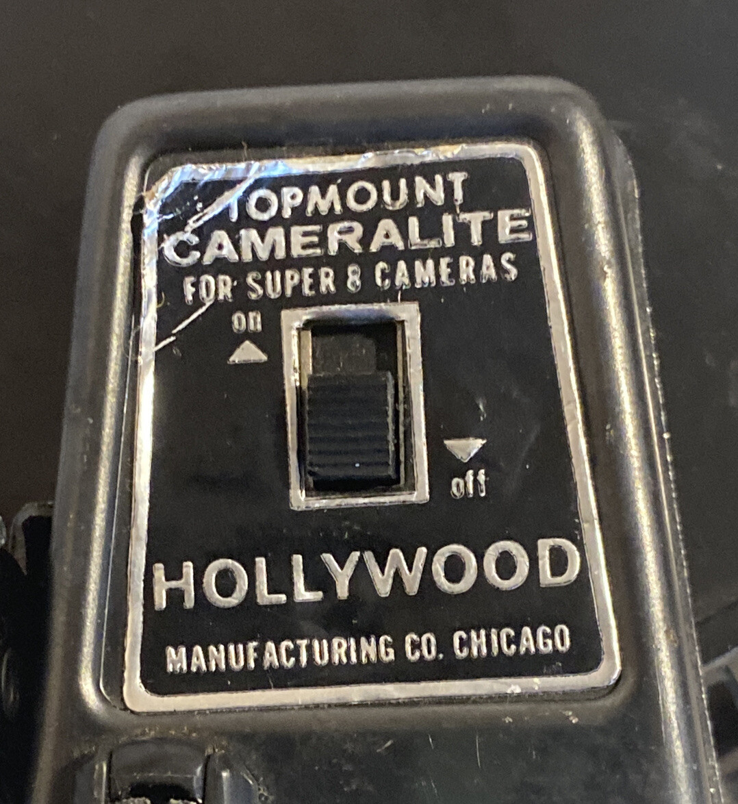 Vintage HOLLYWOOD CAMERALITE 650W Hi-Power Inspection Search Movie Light *TESTED