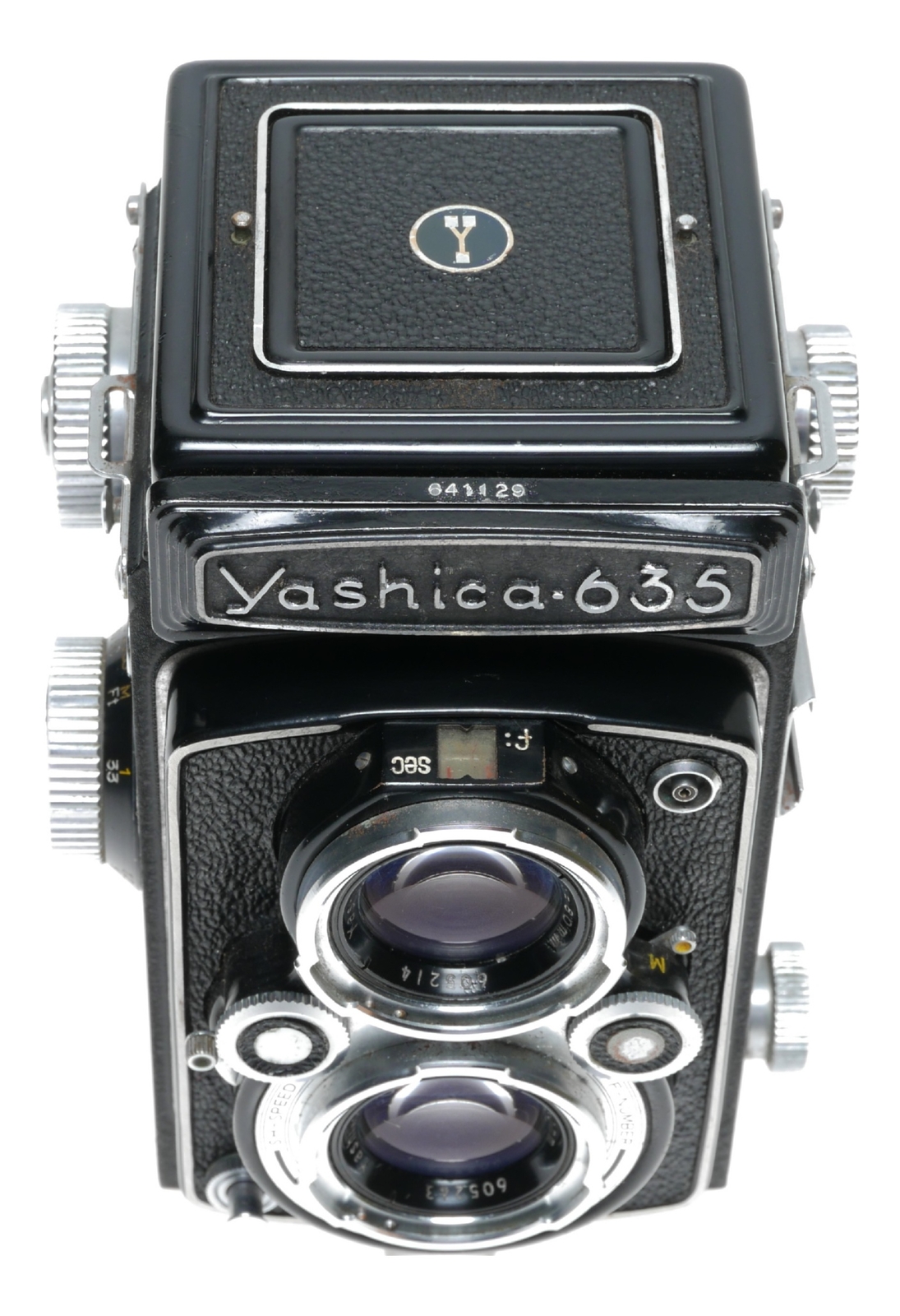 YASHICA 635 Dual Format TLR 120 35mm Film Camera Yashikor 3.5/80