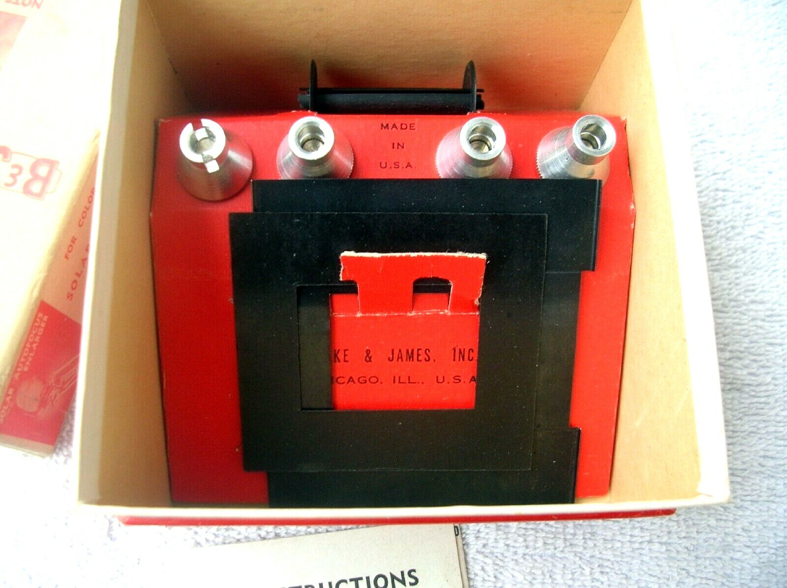 Vintage Burke & James, ESSENKAY Color Film Adapter, New Old Stock