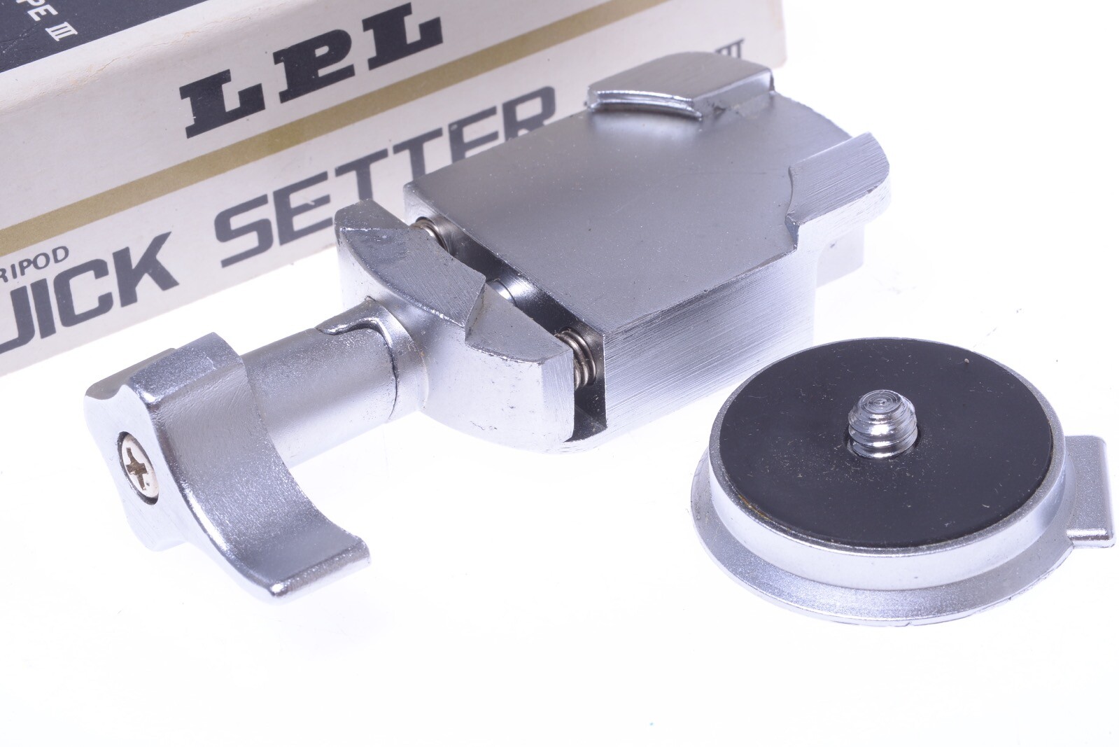 ✅ LPL QUICK SETTER III TRIPOD QUICK RELEASE HEAD ADAPTER *BOXED* 35MM TLR CAMERA