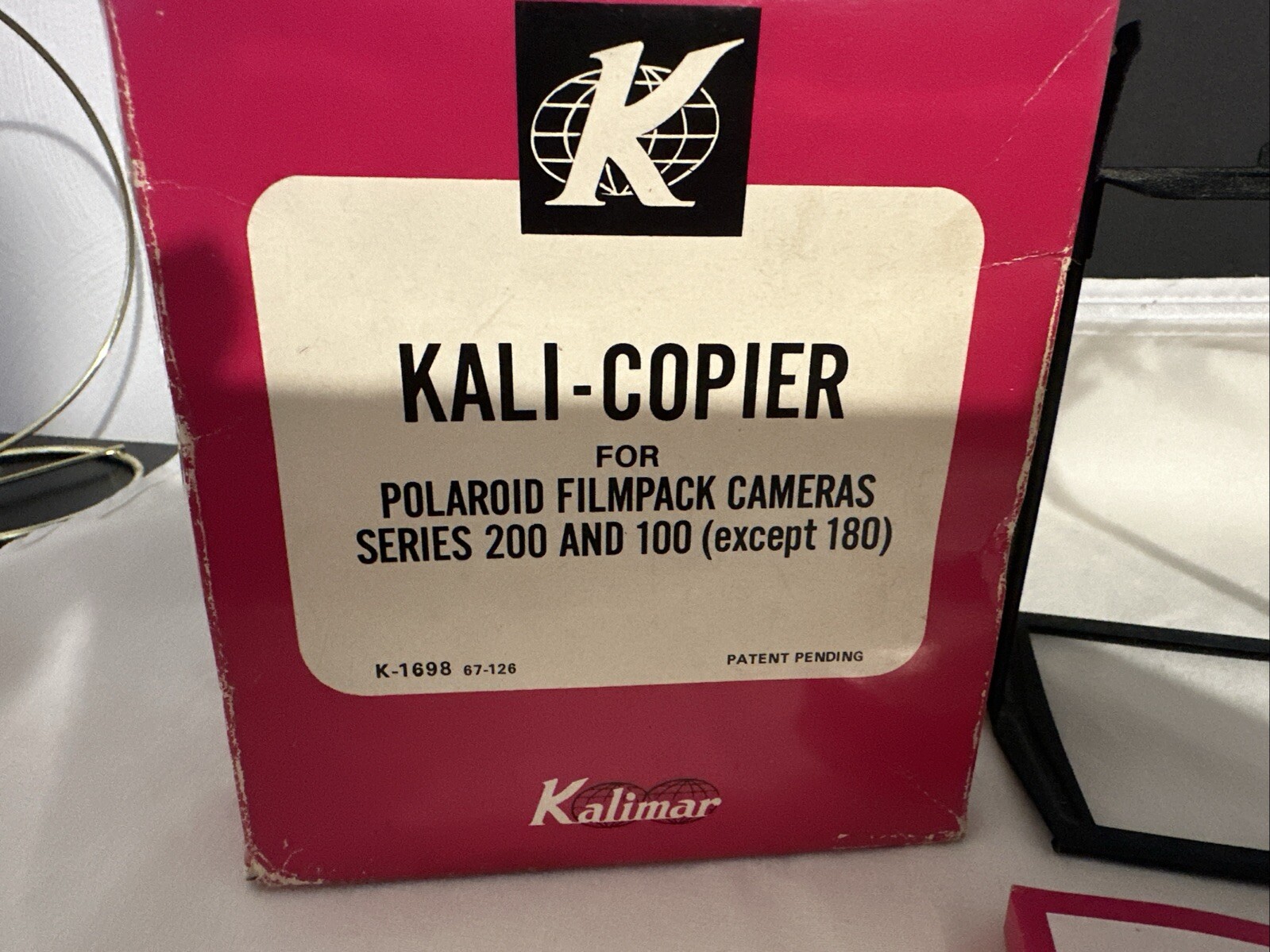 Vintage Kalimar Kali-Copier for Polaroid Filmpack Cameras K-1698 Photography