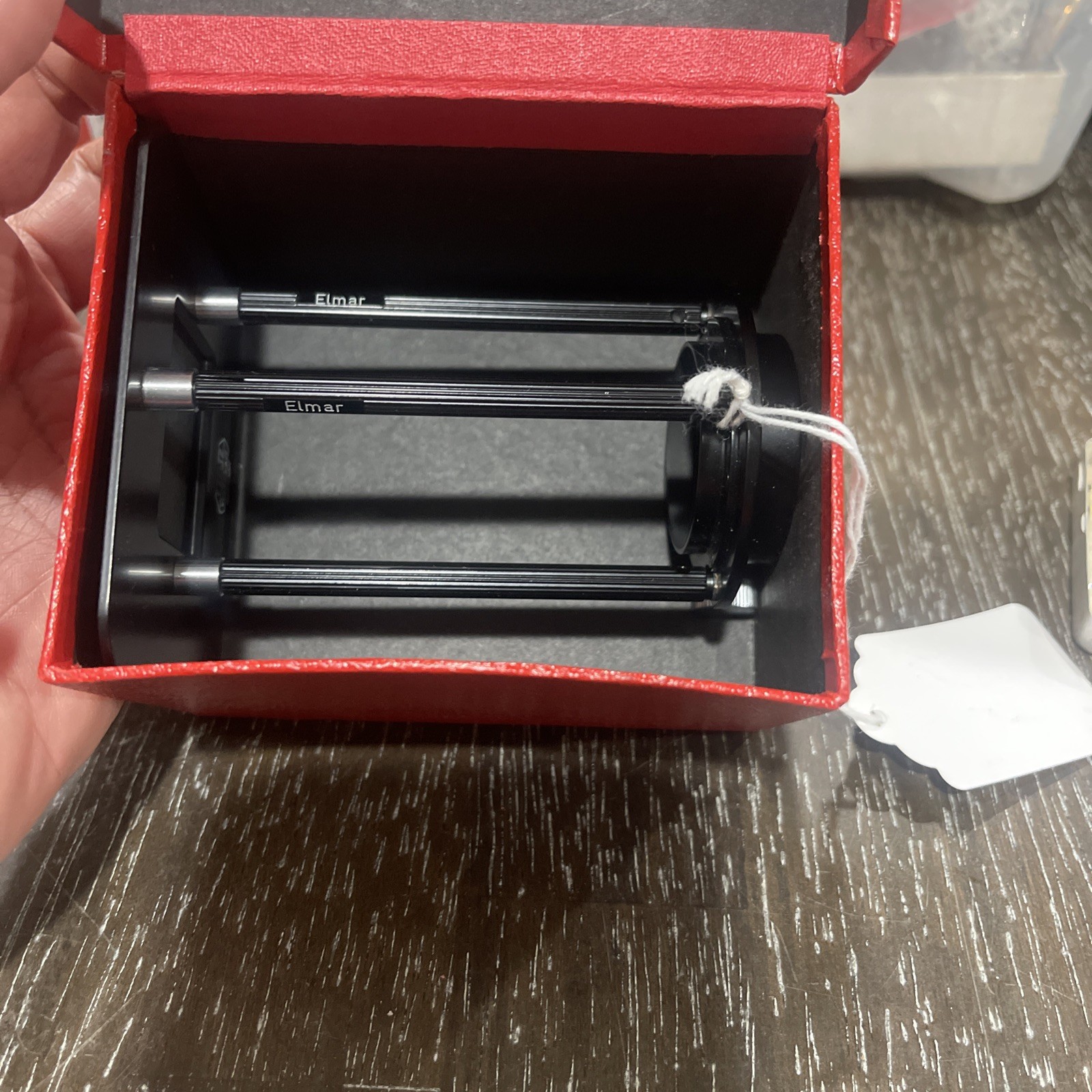Leica Leitz Hilfsgerat Belun copy stand, likely designed for 5cm lenses