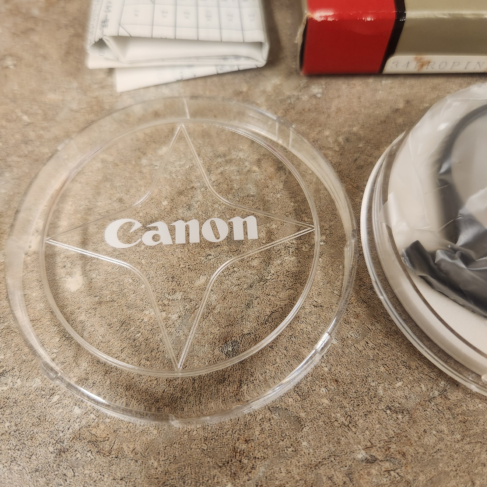 Canon 34mm Drop In Gelatin Filter holder for 1978 Canon 300mm f4 FD lens – READ