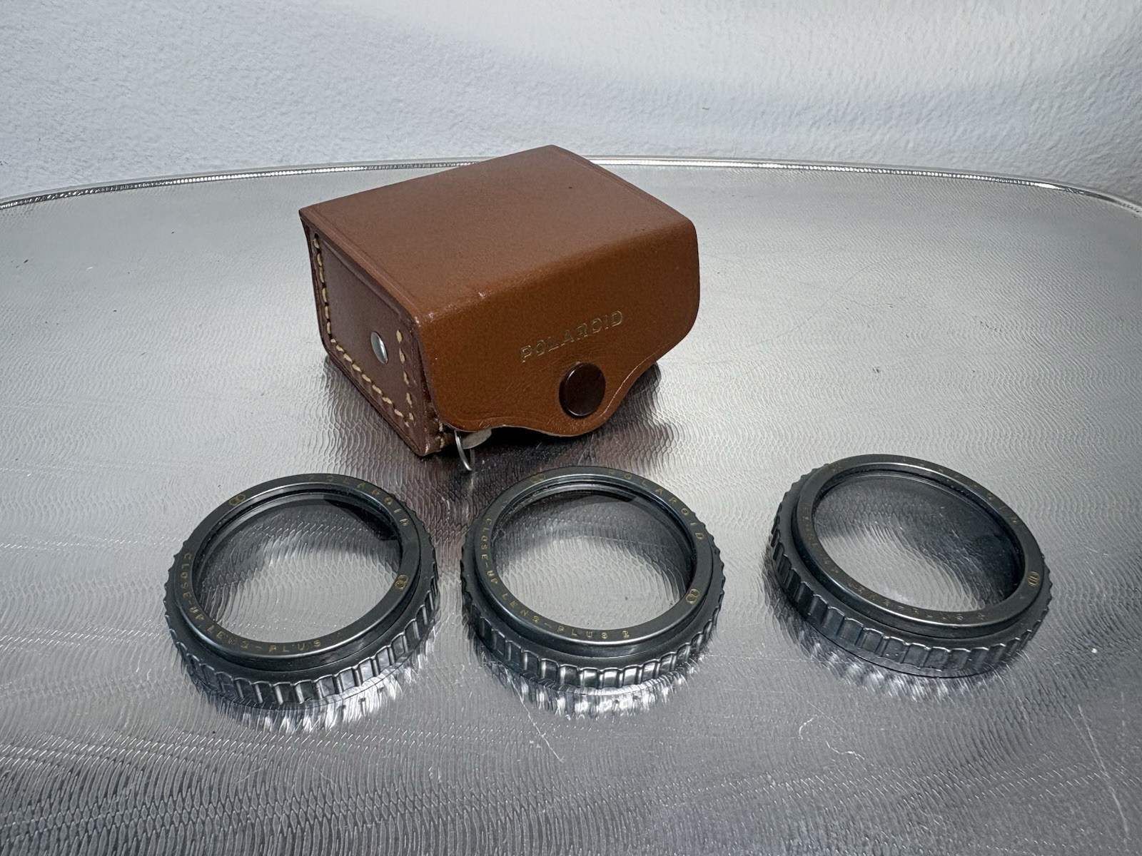 Polaroid Close-Up Lens Kit #550 for Model 110 series – 3 w/Leather Case 600SE