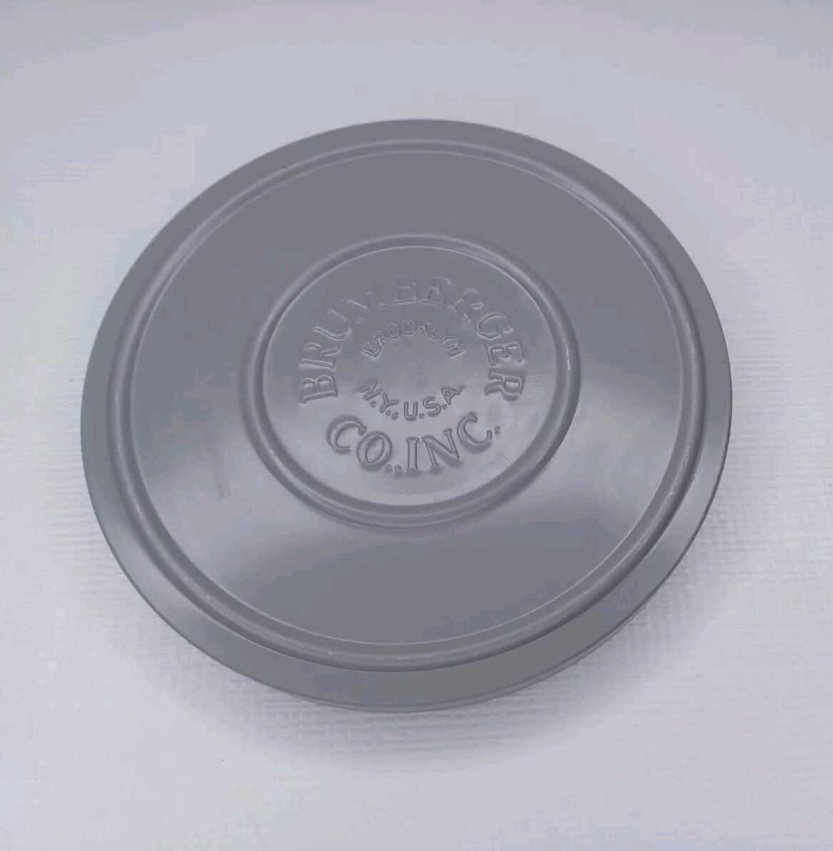Brumberger 5″ Grey Metal Reel Case