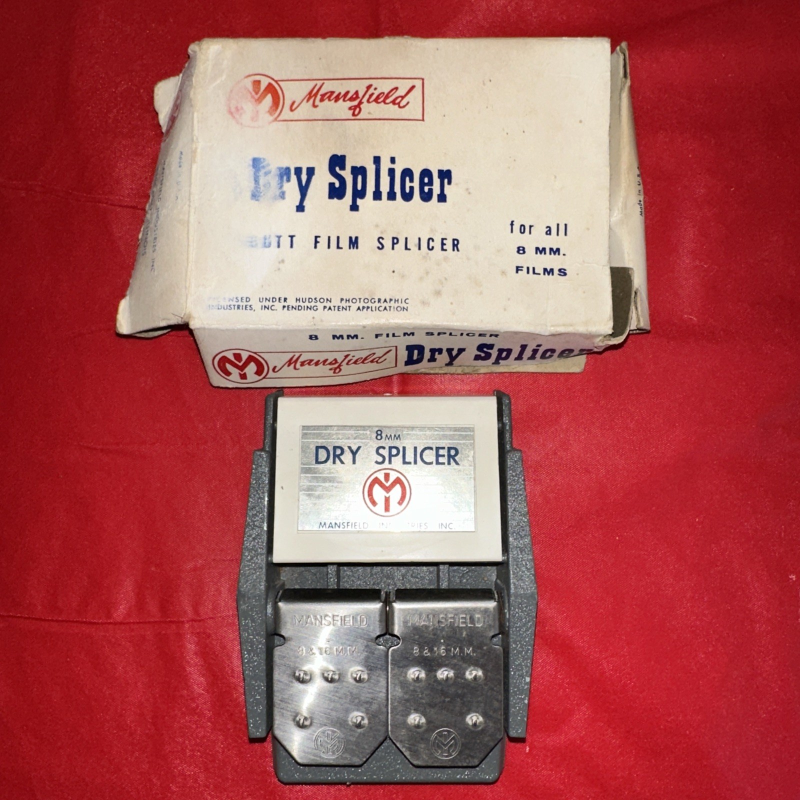 Vintage 8mm 16mm Movie Film Splicer Mansfield Chicago Illinois USA