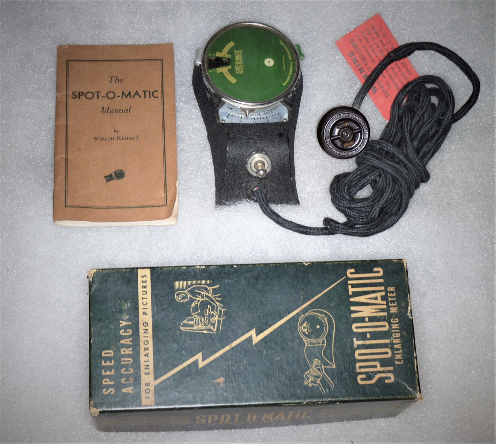 Vintage Kinnard Spot-O-Matic Enlarging Meter