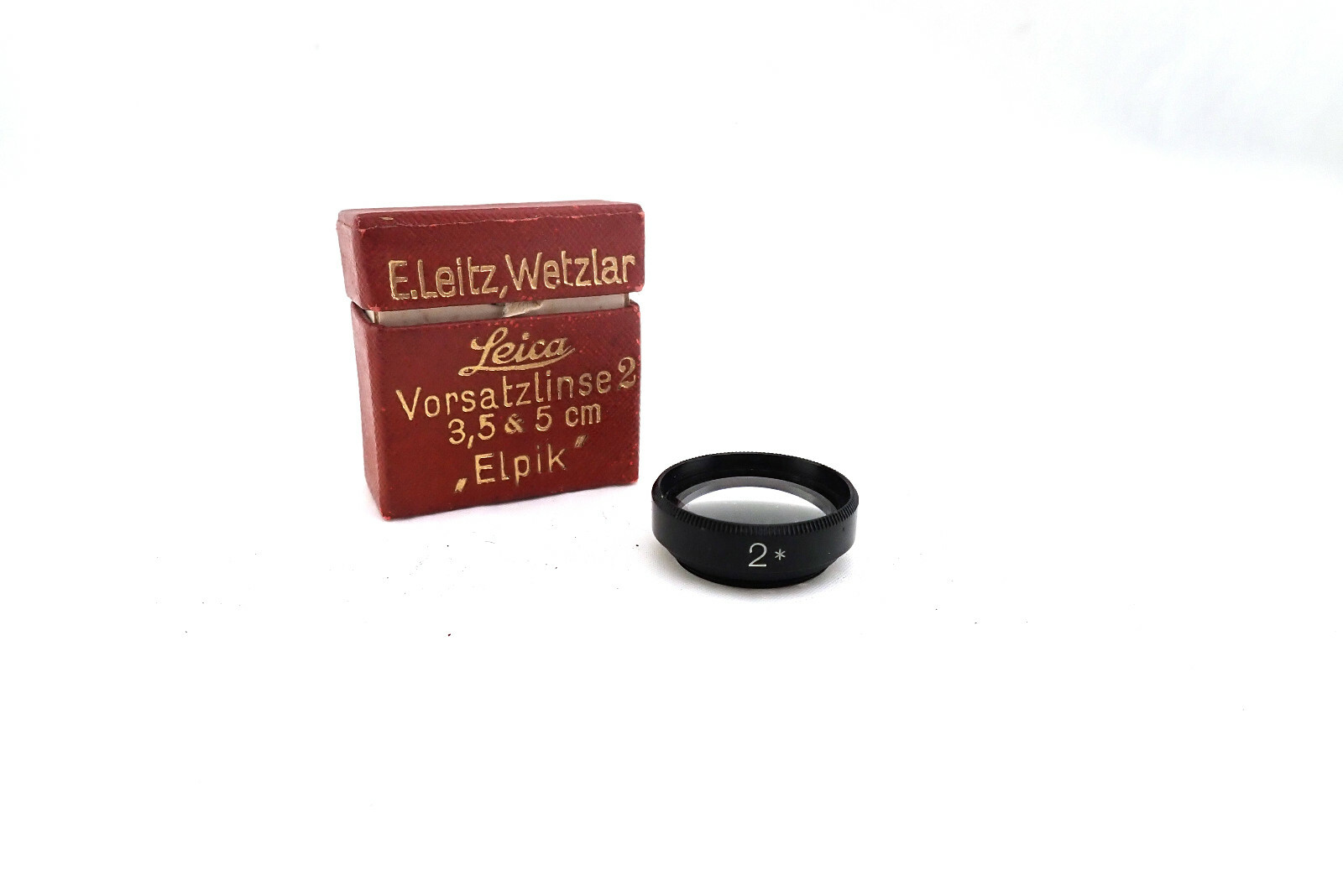 Leica Leitz Ancillary Lens 2 ” Elpik ” 3.5 & 5cm