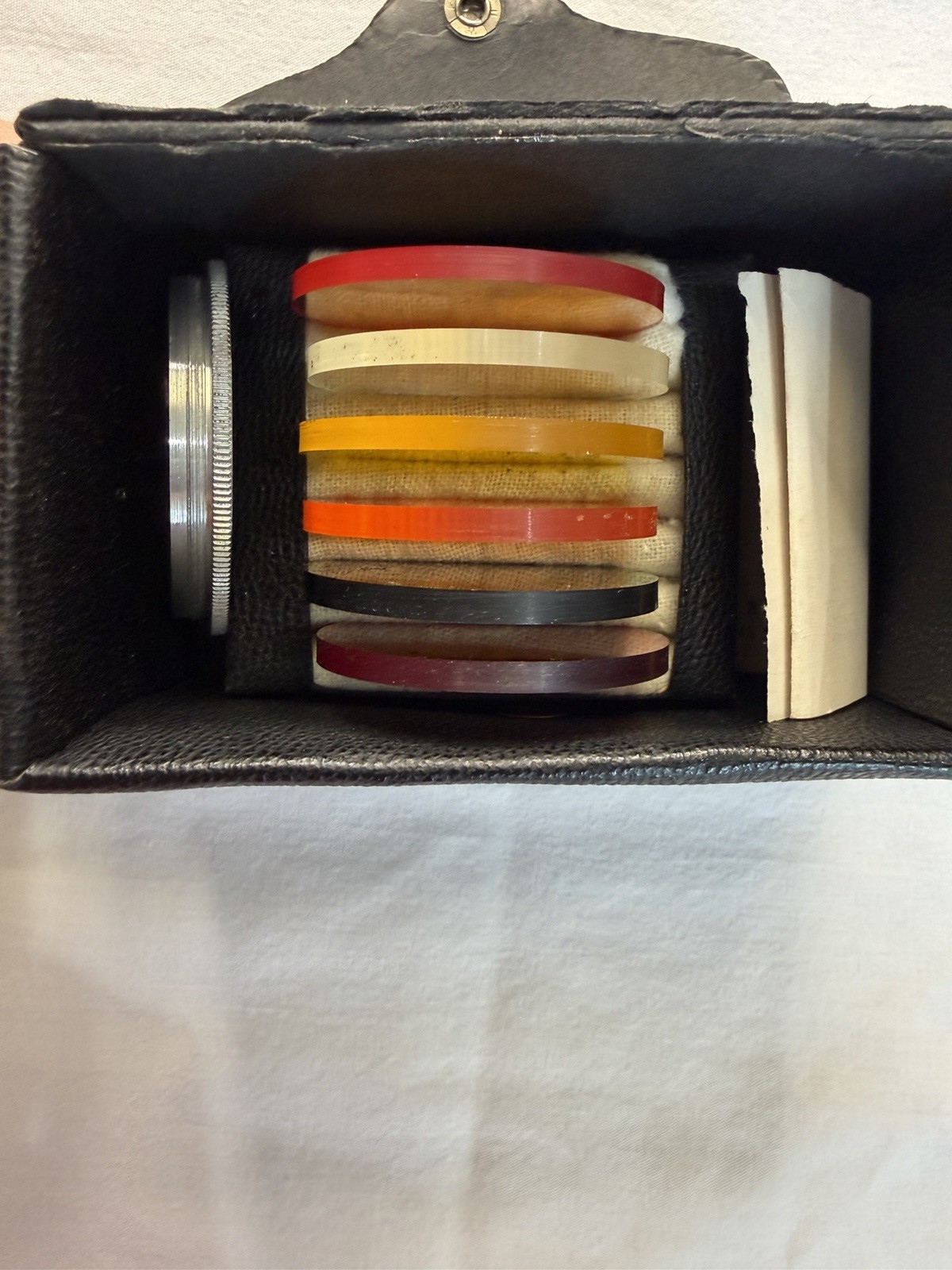Vintage Cairo-Flex Twin Lens Reflex Camera TLR+Case+Rothco Filter Kit+Flash