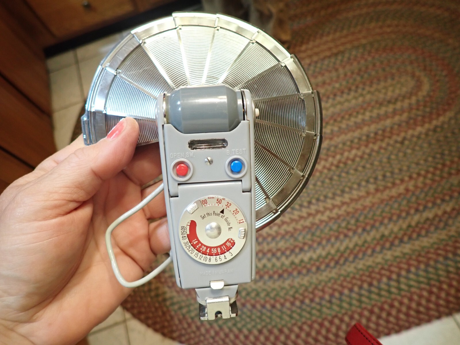 Vintage Original Alpex Deluxe Swivel Camera Flash